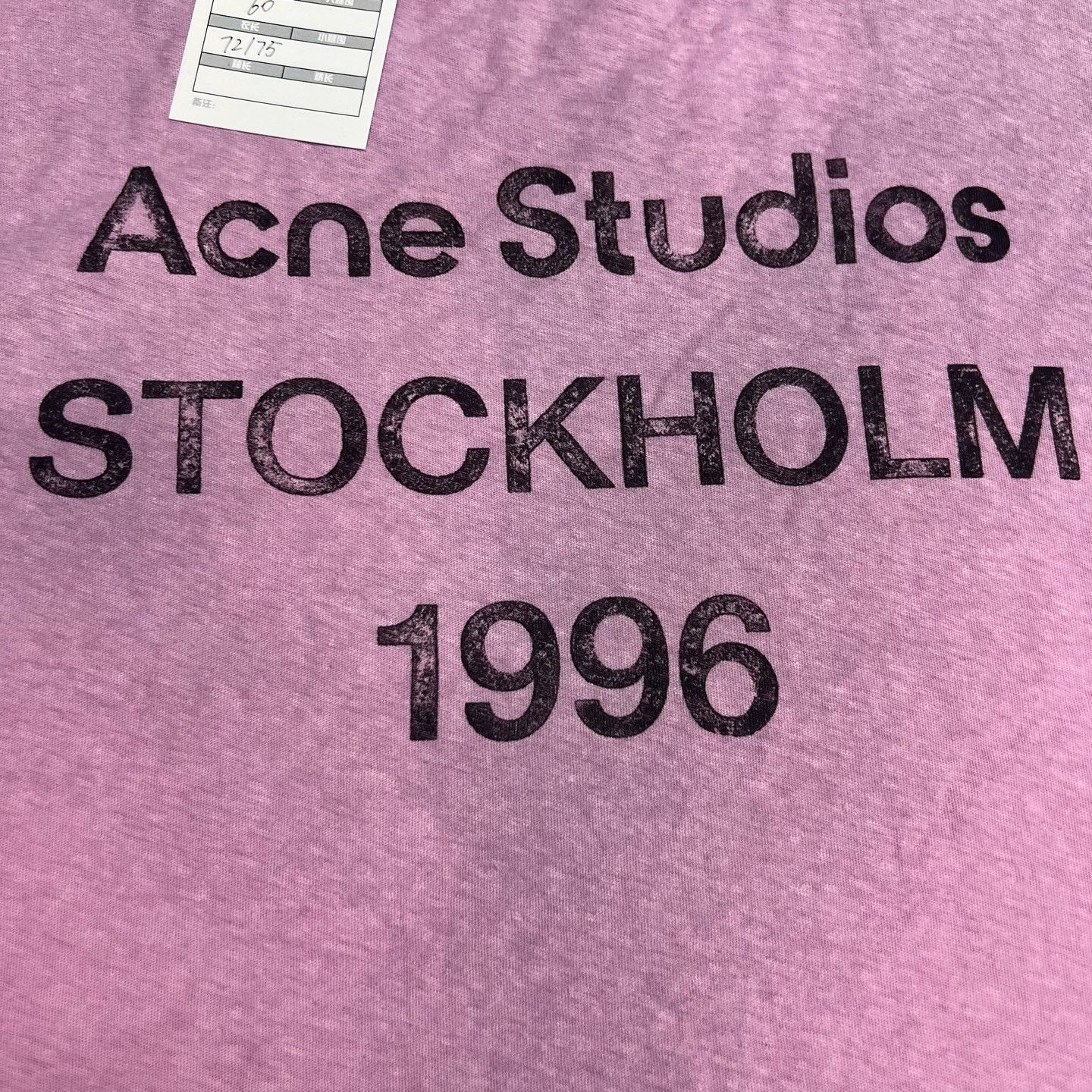 Acne Studios Acne Studios Distressed Pink T-Shirt M Women Size M / US 6-8 / IT 42-44 - 2 Thumbnail