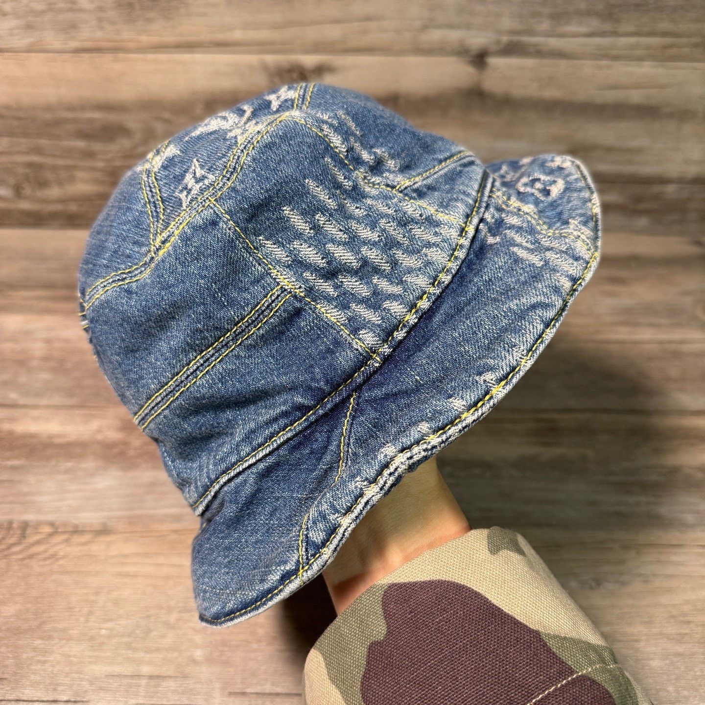 Louis Vuitton Louis Vuitton Collab Denim Hat M Men Size ONE SIZE - 2 Thumbnail