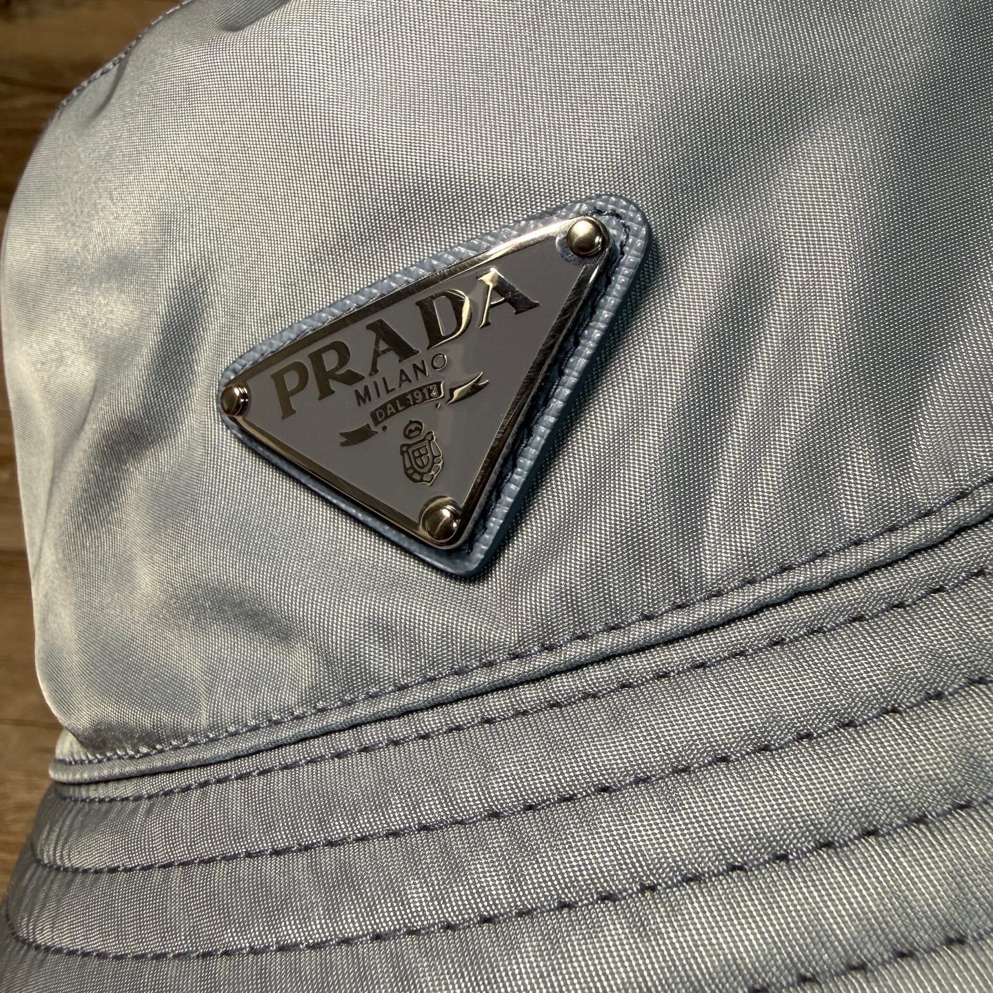 Prada Prada Nylon Blue Hat L Men Size ONE SIZE - 2 Thumbnail