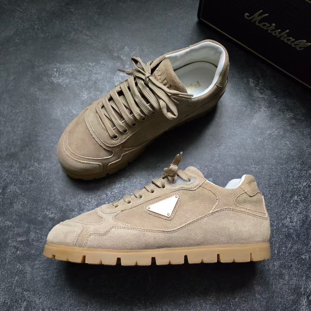 Prada Prada Casual Beige Lowtop Sneakers 39 Men Size US 6.5 / EU 39-40 - 3 Thumbnail