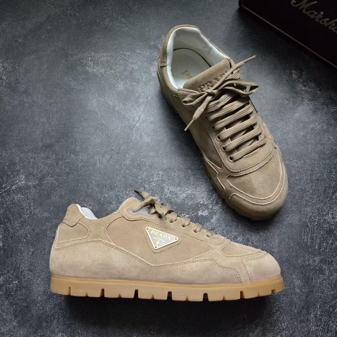 Prada Prada Casual Beige Lowtop Sneakers 39 Men Size US 6.5 / EU 39-40 - 5 Thumbnail