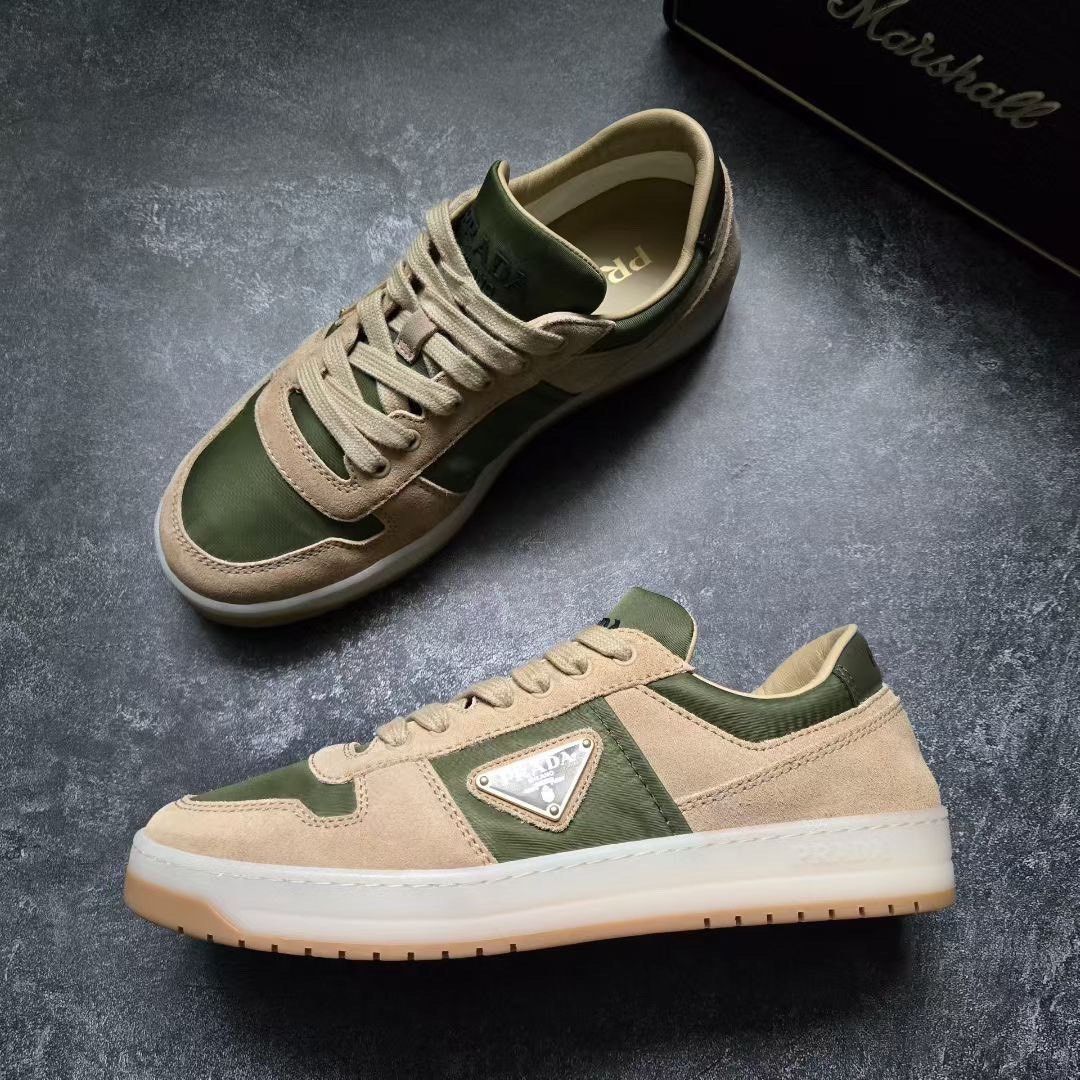 Prada Prada Down Green Lowtop Sneakers 39 Men Size US 6.5 / EU 39-40 - 4 Thumbnail