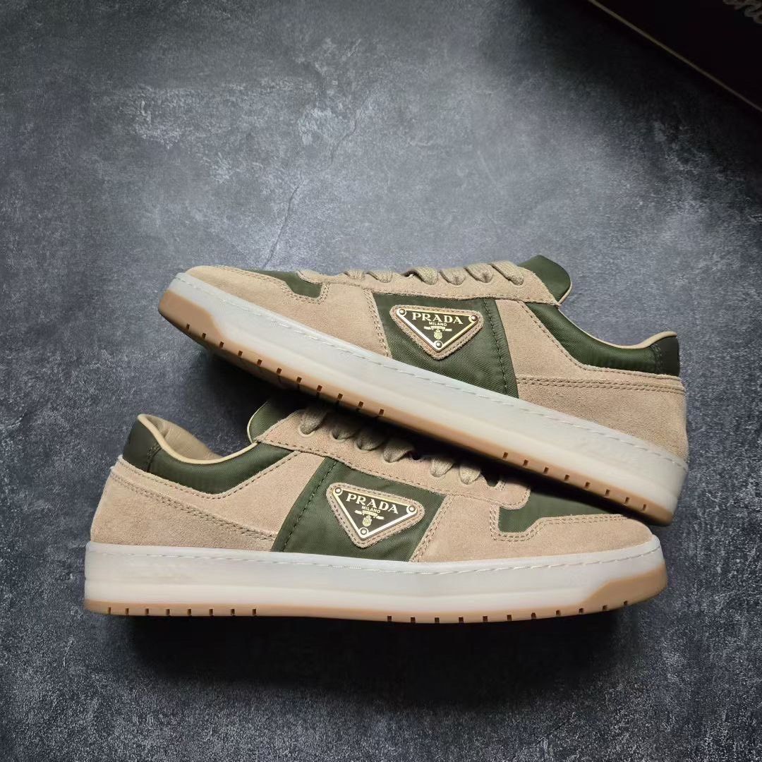 Prada Prada Down Green Lowtop Sneakers 39 Men Size US 6.5 / EU 39-40 - 8 Thumbnail
