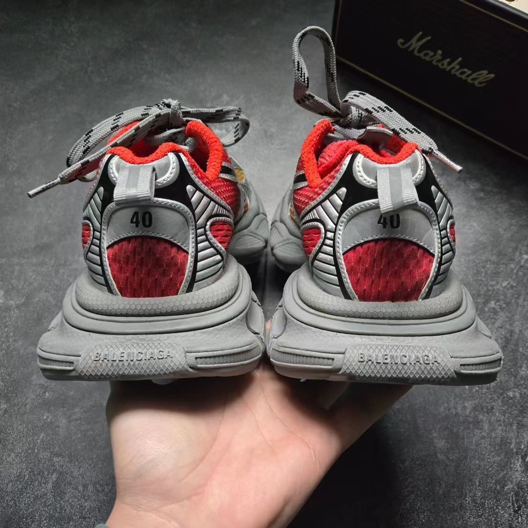 Balenciaga Balenciaga Tie-Dye Gradient Gray Lowtop Sneakers XXXL Men Size US 10 / EU 43 - 3 Thumbnail