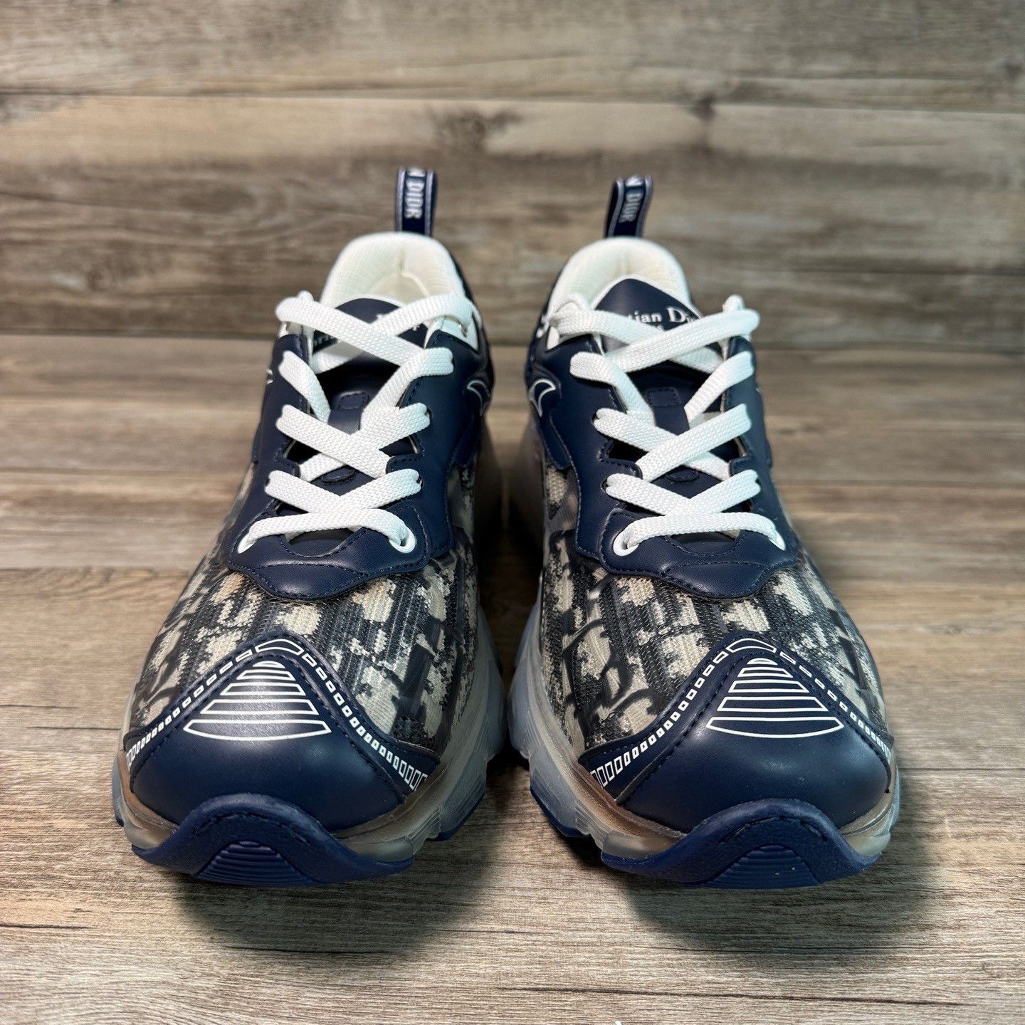 Dior Dior Printed Blue Lowtop Sneakers 40 Men Size US 7.5 / EU 40-41 - 6 Thumbnail