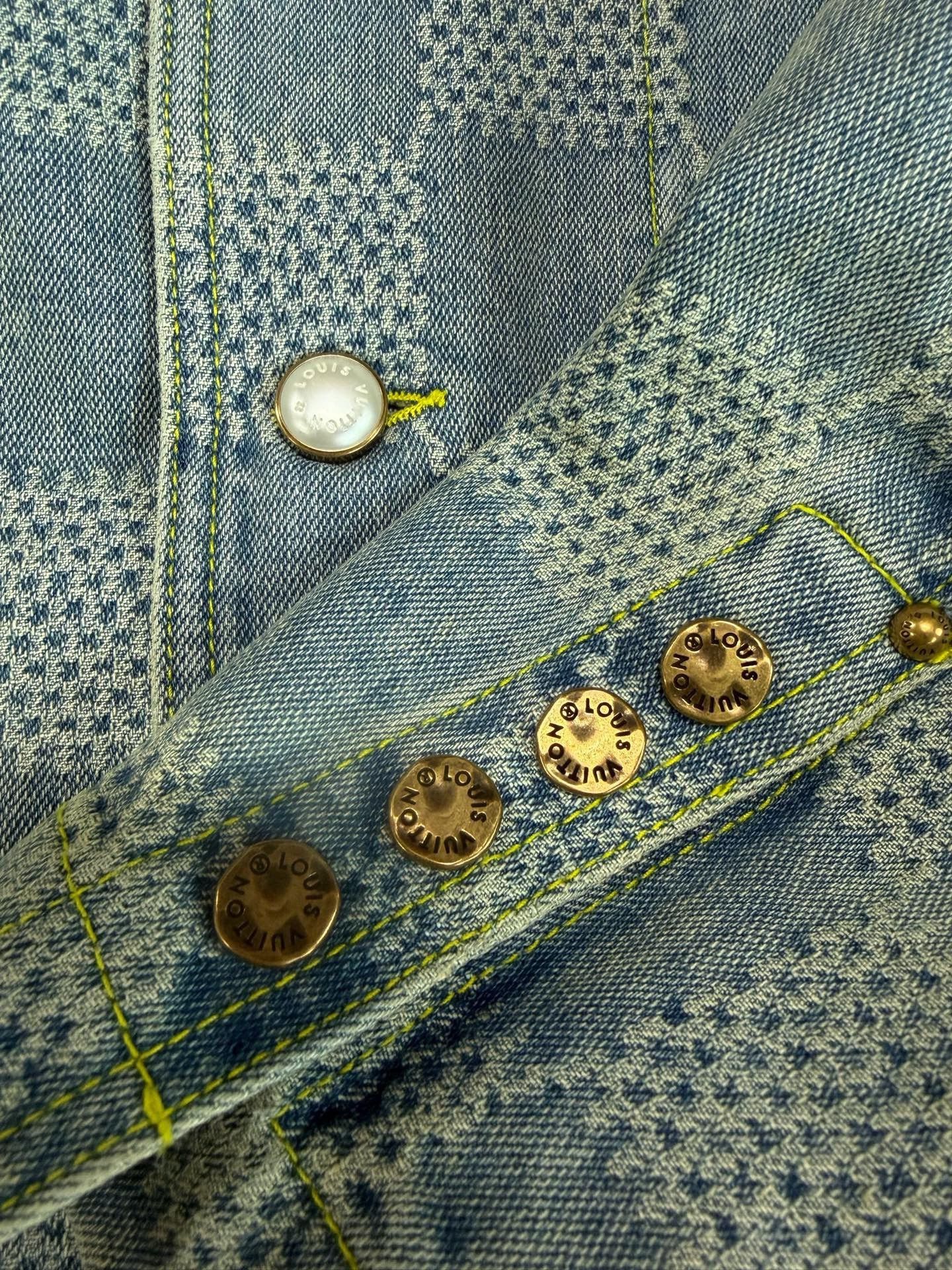 Louis Vuitton Louis Vuitton Retro Denim Jacket 46 Men Size US L / EU 52-54 / 3 - 4 Thumbnail