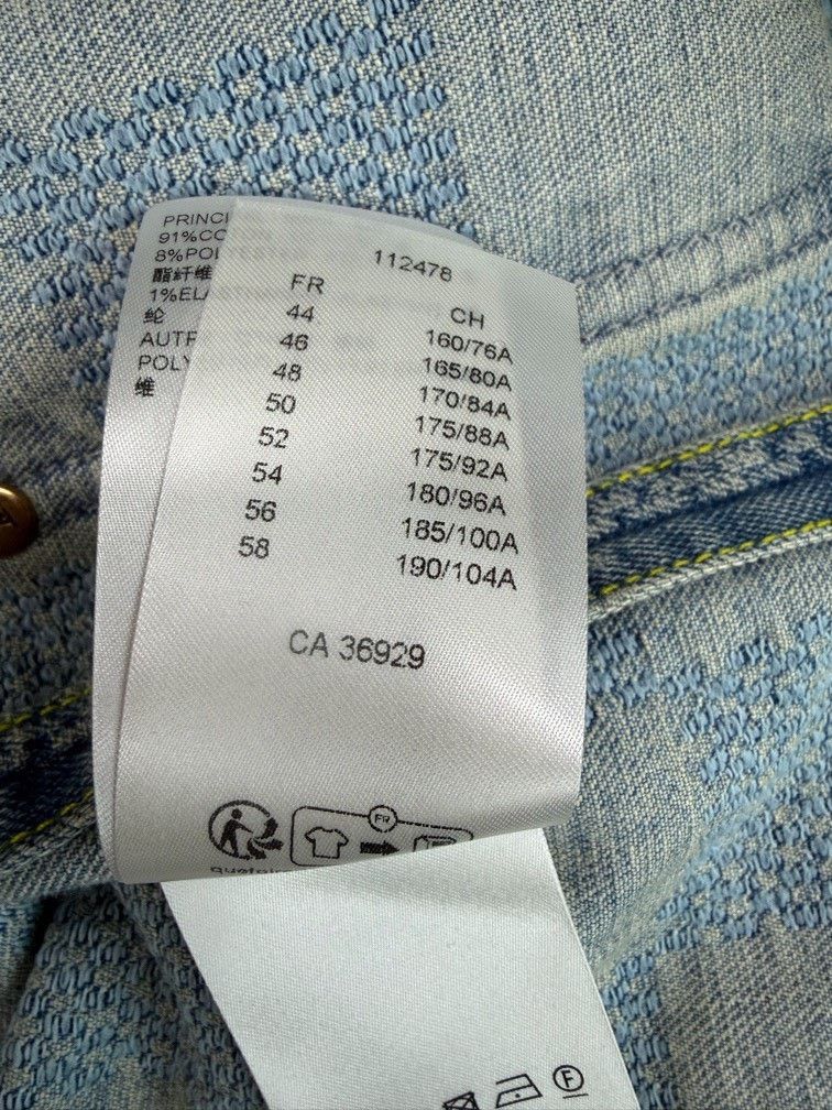 Louis Vuitton Louis Vuitton Retro Denim Jacket 46 Men Size US L / EU 52-54 / 3 - 8 Thumbnail