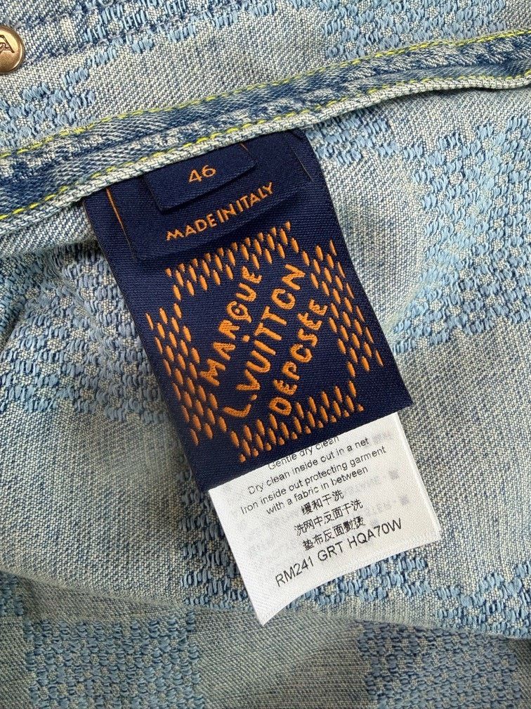 Louis Vuitton Louis Vuitton Retro Denim Jacket 46 Men Size US L / EU 52-54 / 3 - 6 Thumbnail
