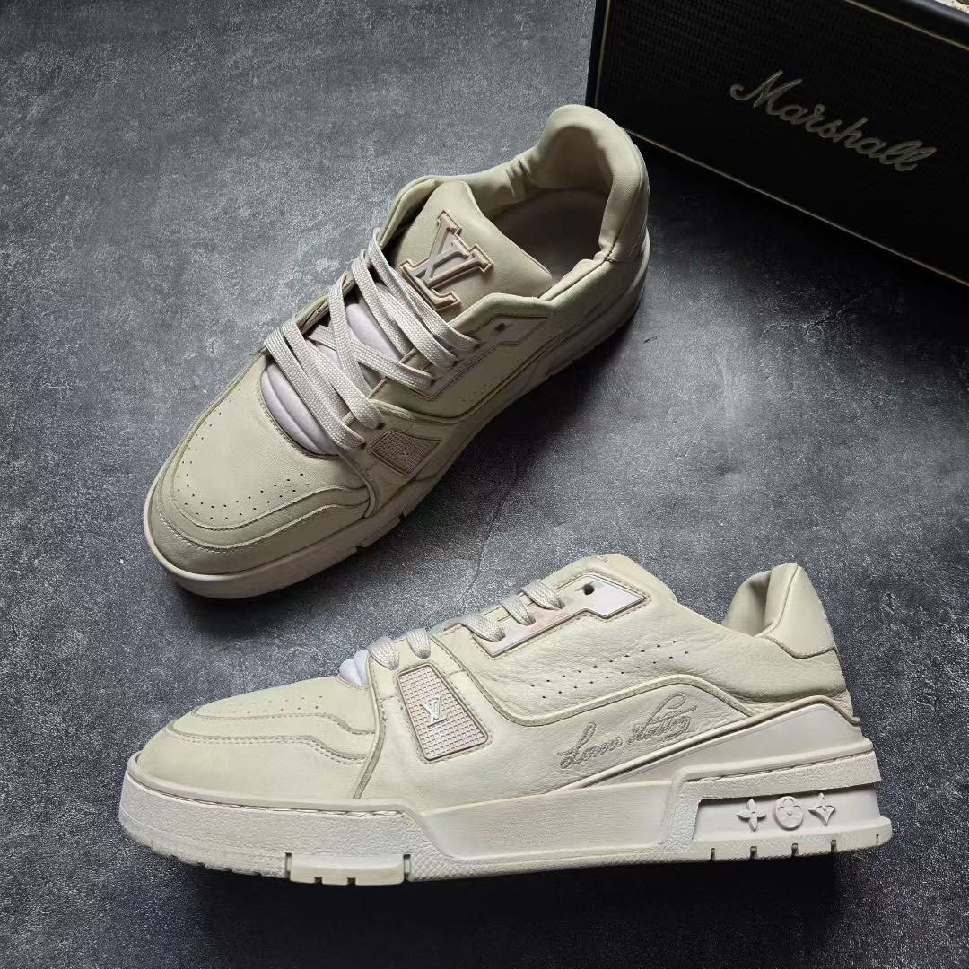 Louis Vuitton Louis Vuitton Training White Lowtop Sneakers 41 Men Size US 8.5 / EU 41-42 - 4 Thumbnail
