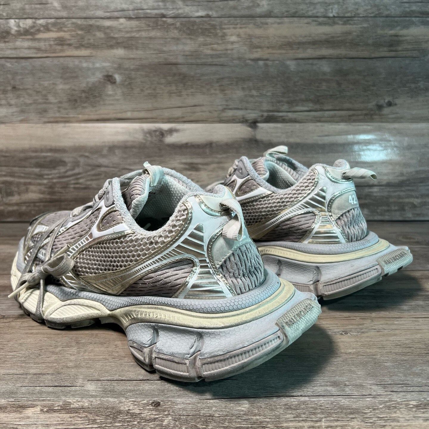Balenciaga Balenciaga Distressed Multi Lowtop Sneakers XXXL Men Size US 10 / EU 43 - 4 Thumbnail