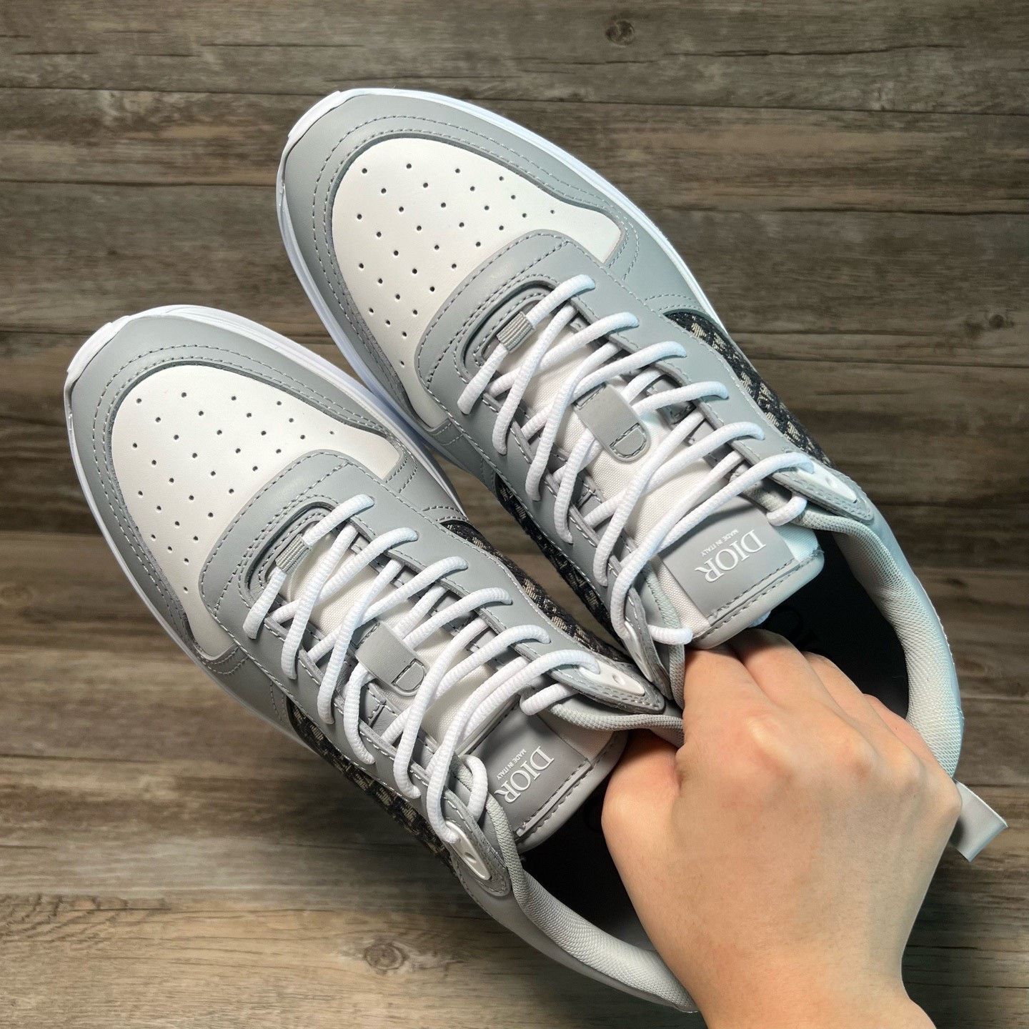 Dior Dior Leather White Lowtop Sneakers 25 Men Size US 10 / EU 43 - 5 Thumbnail
