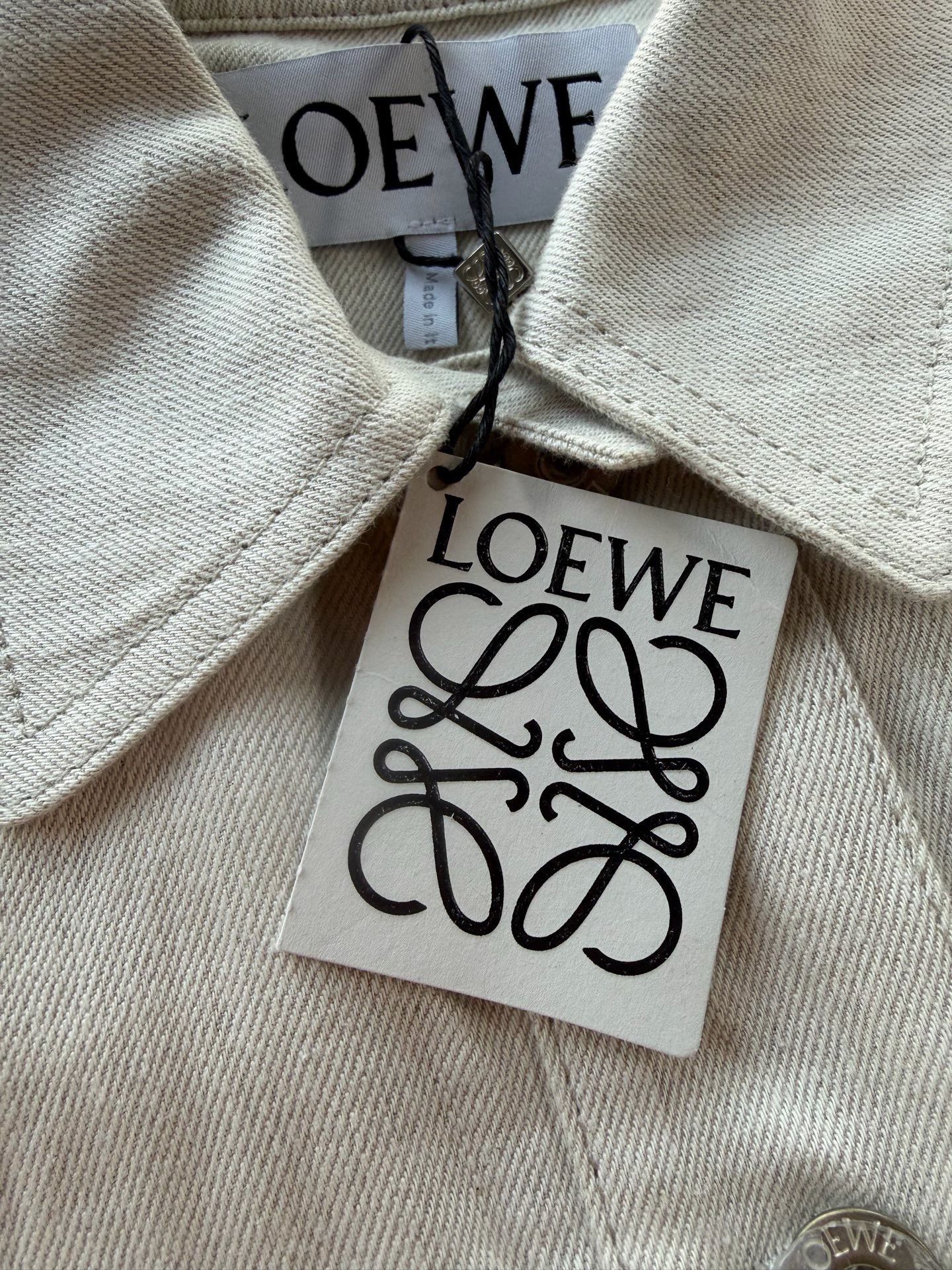 Loewe Loewe Casual White Jacket 24 Women Size XS / US 0-2 / IT 36-38 - 3 Thumbnail
