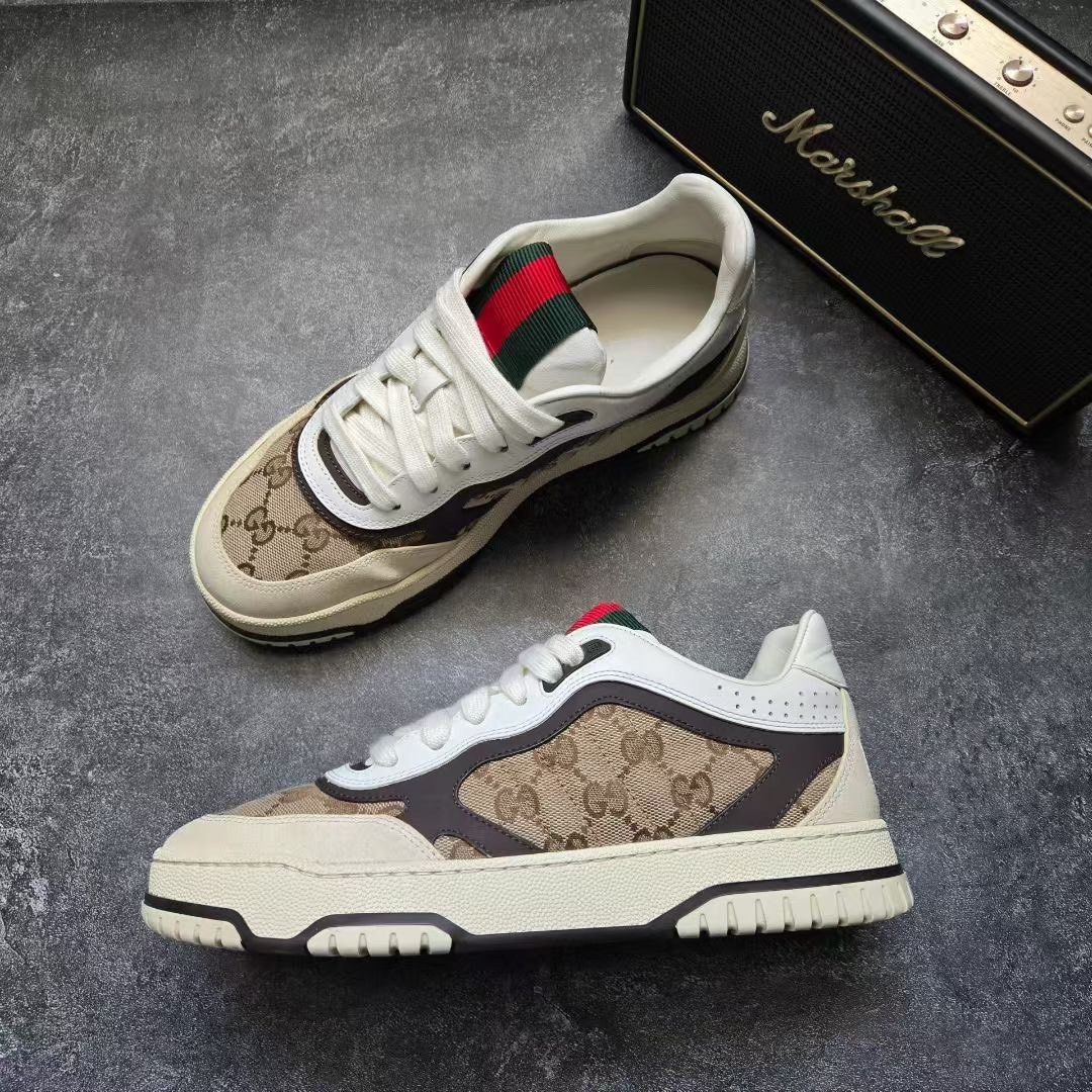 Gucci Gucci Casual Beige Lowtop Sneakers 37 Women Size US 6.5 / IT 36.5 - 4 Thumbnail
