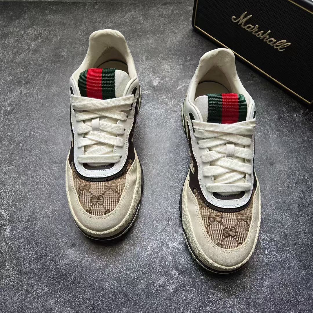 Gucci Gucci Casual Beige Lowtop Sneakers 37 Women Size US 6.5 / IT 36.5 - 2 Thumbnail