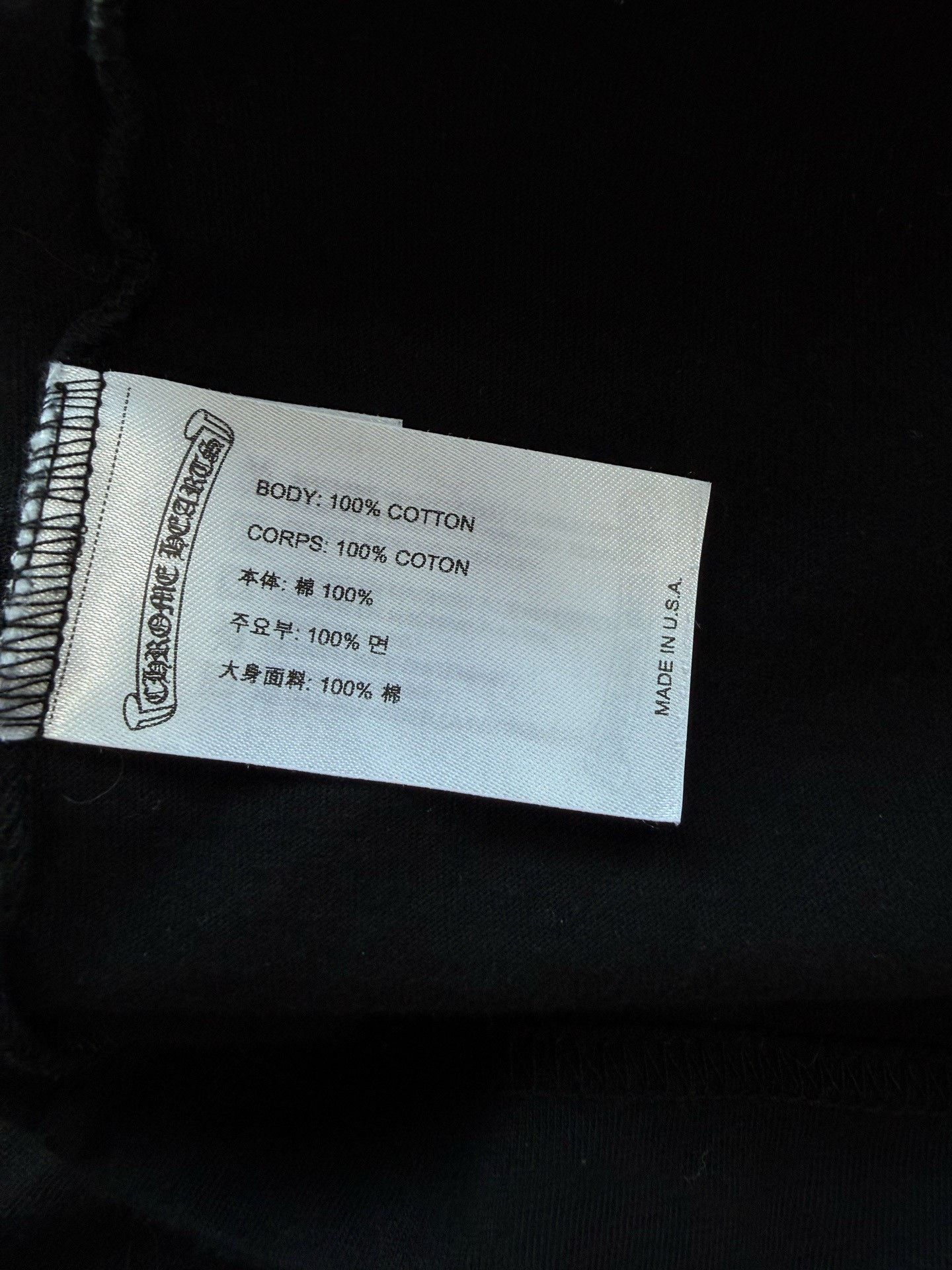 Chrome Hearts Chrome Hearts Printed Black T-Shirt M Men Size US M / EU 48-50 / 2 - 5 Thumbnail