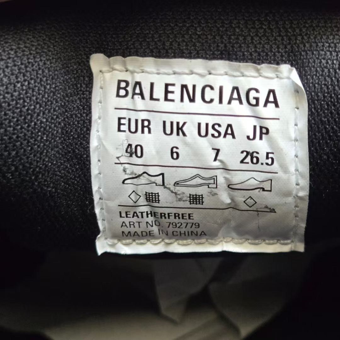 Balenciaga Balenciaga Black Lowtop Sneakers XL Men Size US 10 / EU 43 - 4 Thumbnail