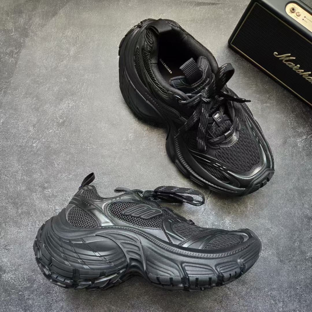 Balenciaga Balenciaga Black Lowtop Sneakers XL Men Size US 10 / EU 43 - 5 Thumbnail