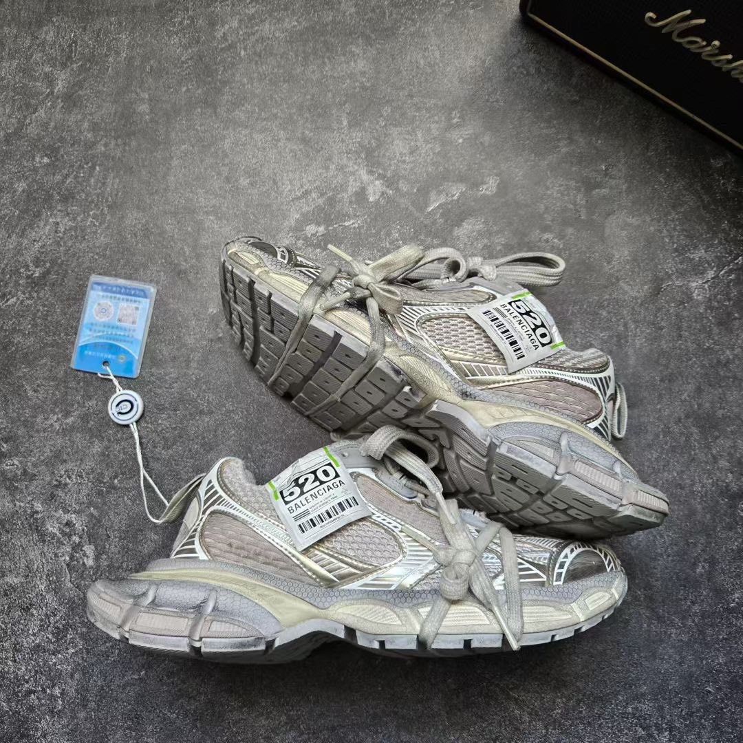Balenciaga Balenciaga Limited Beige Lowtop Sneakers XXXL Women Size US 8 / IT 38 - 8 Thumbnail