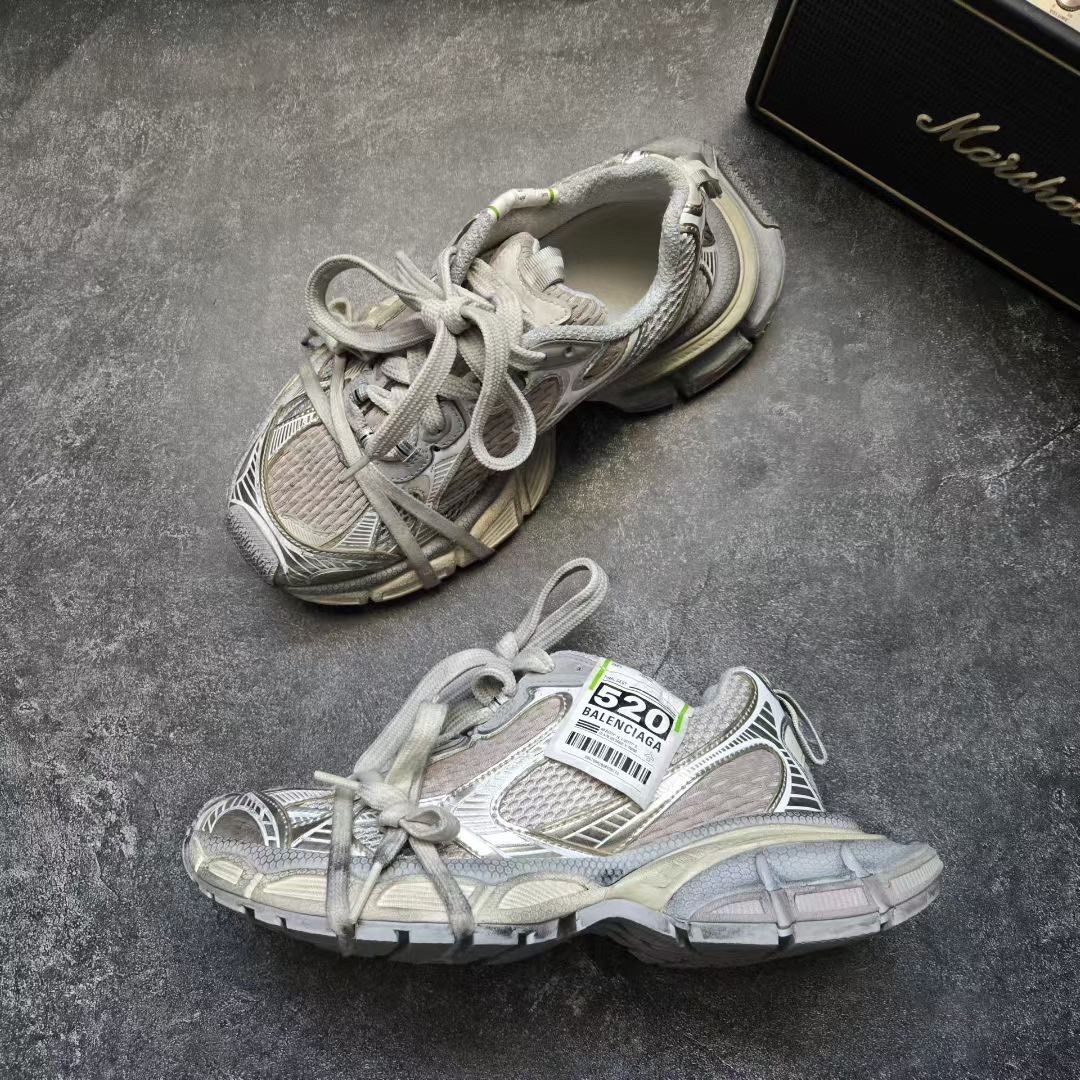 Balenciaga Balenciaga Limited Beige Lowtop Sneakers XXXL Women Size US 8 / IT 38 - 4 Thumbnail