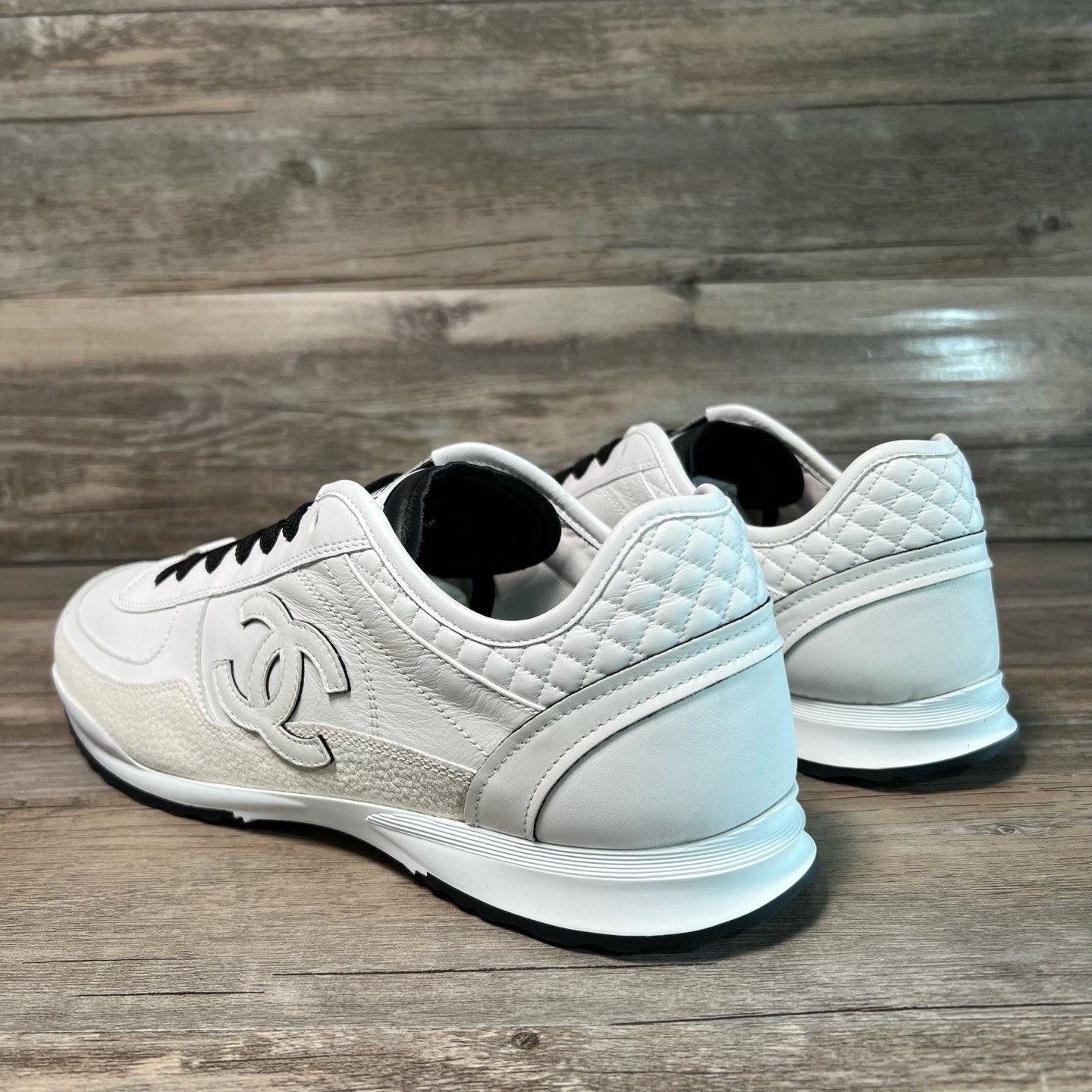 Chanel Chanel Casual White Lowtop Sneakers 43 Men Size US 10 / EU 43 - 4 Thumbnail