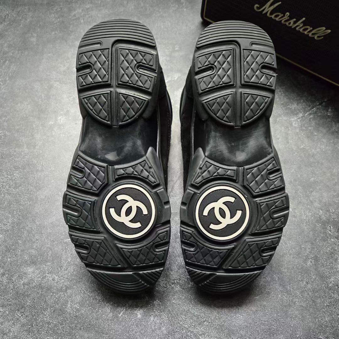 Chanel Chanel Black Lowtop Sneakers 40 Men Size US 7.5 / EU 40-41 - 7 Thumbnail