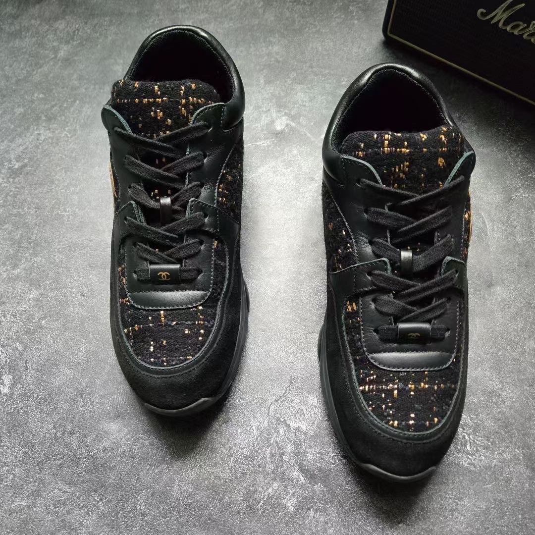 Chanel Chanel Black Lowtop Sneakers 40 Men Size US 7.5 / EU 40-41 - 2 Thumbnail