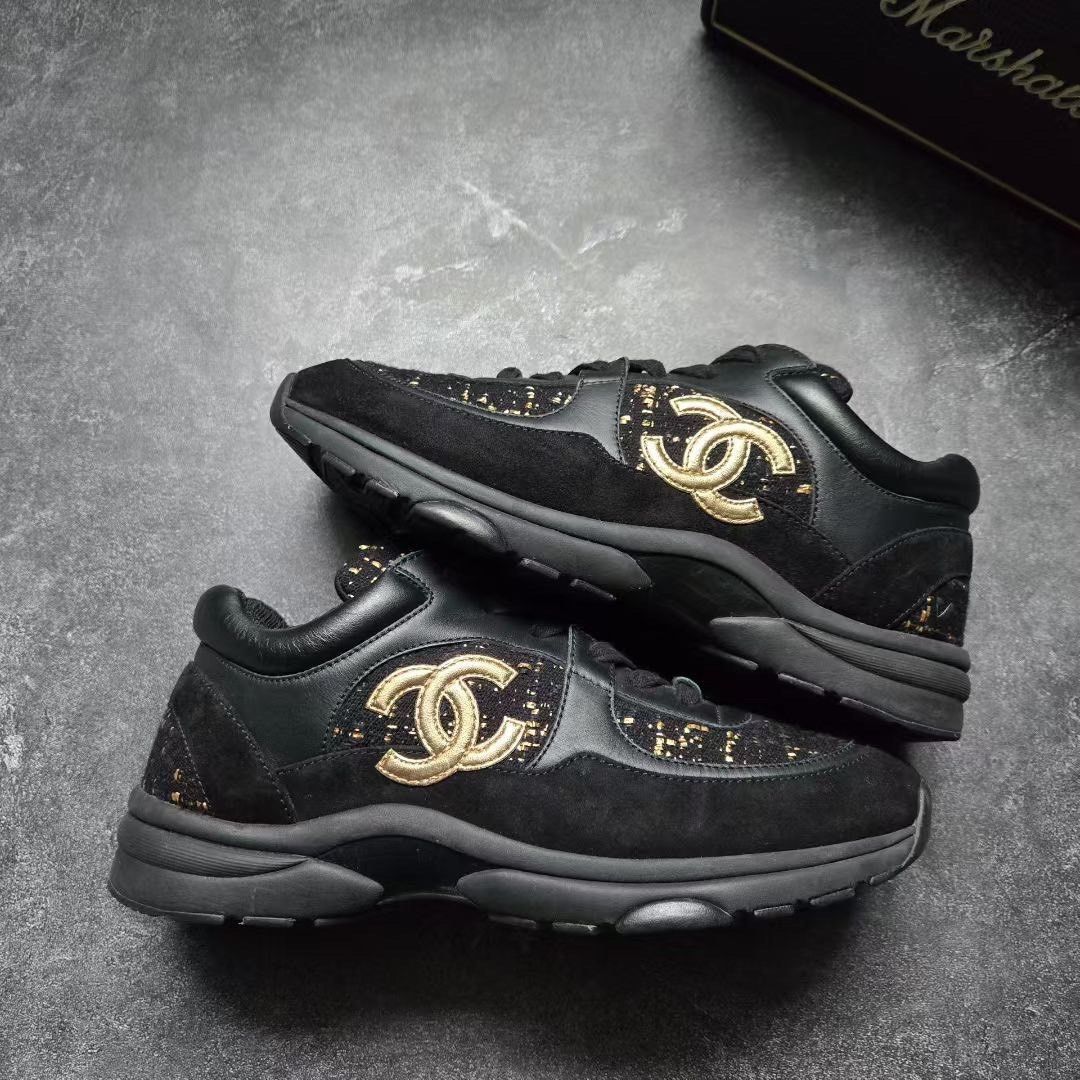 Chanel Chanel Black Lowtop Sneakers 40 Men Size US 7.5 / EU 40-41 - 8 Thumbnail