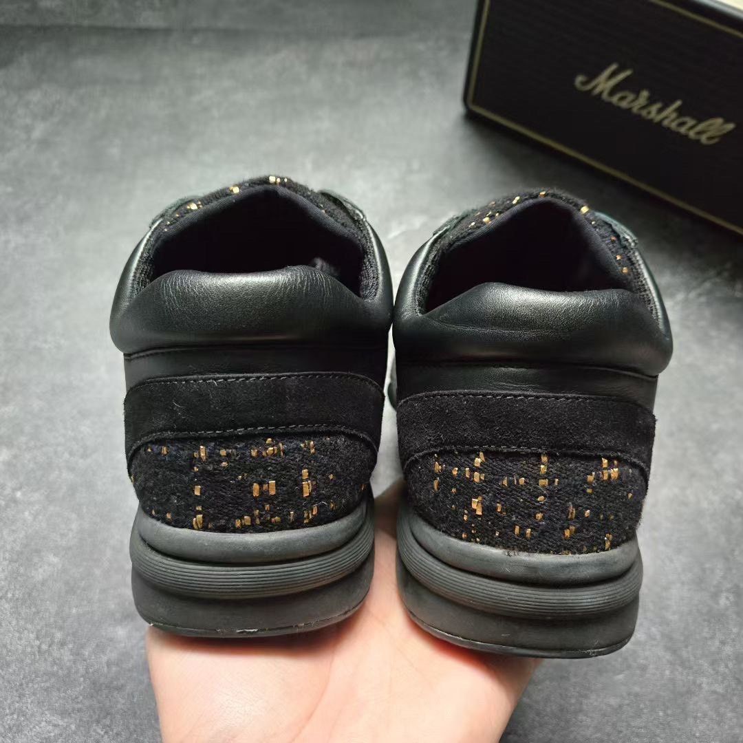 Chanel Chanel Black Lowtop Sneakers 40 Men Size US 7.5 / EU 40-41 - 3 Thumbnail