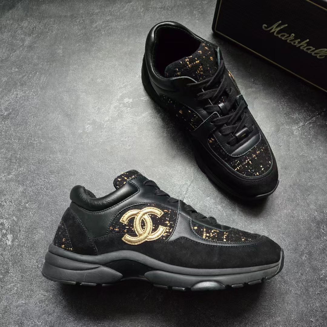 Chanel Chanel Black Lowtop Sneakers 40 Men Size US 7.5 / EU 40-41 - 6 Thumbnail