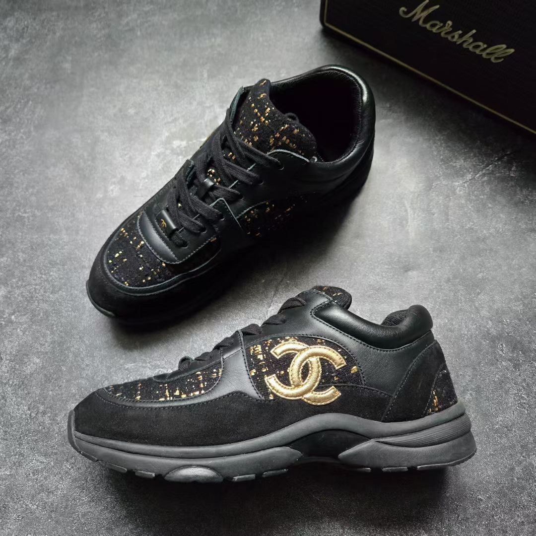 Chanel Chanel Black Lowtop Sneakers 40 Men Size US 7.5 / EU 40-41 - 4 Thumbnail