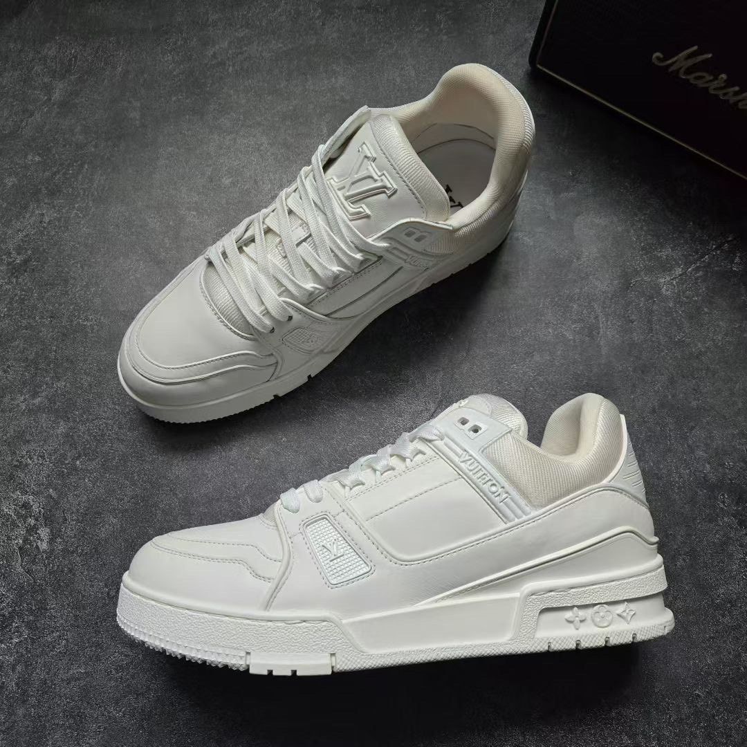 Louis Vuitton Louis Vuitton Training White Lowtop Sneakers 41 Men Size US 8.5 / EU 41-42 - 4 Thumbnail