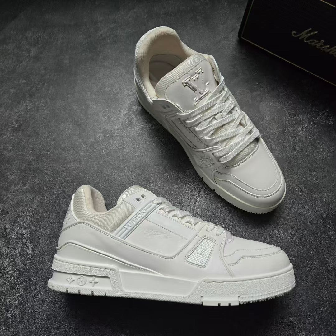 Louis Vuitton Louis Vuitton Training White Lowtop Sneakers 41 Men Size US 8.5 / EU 41-42 - 6 Thumbnail
