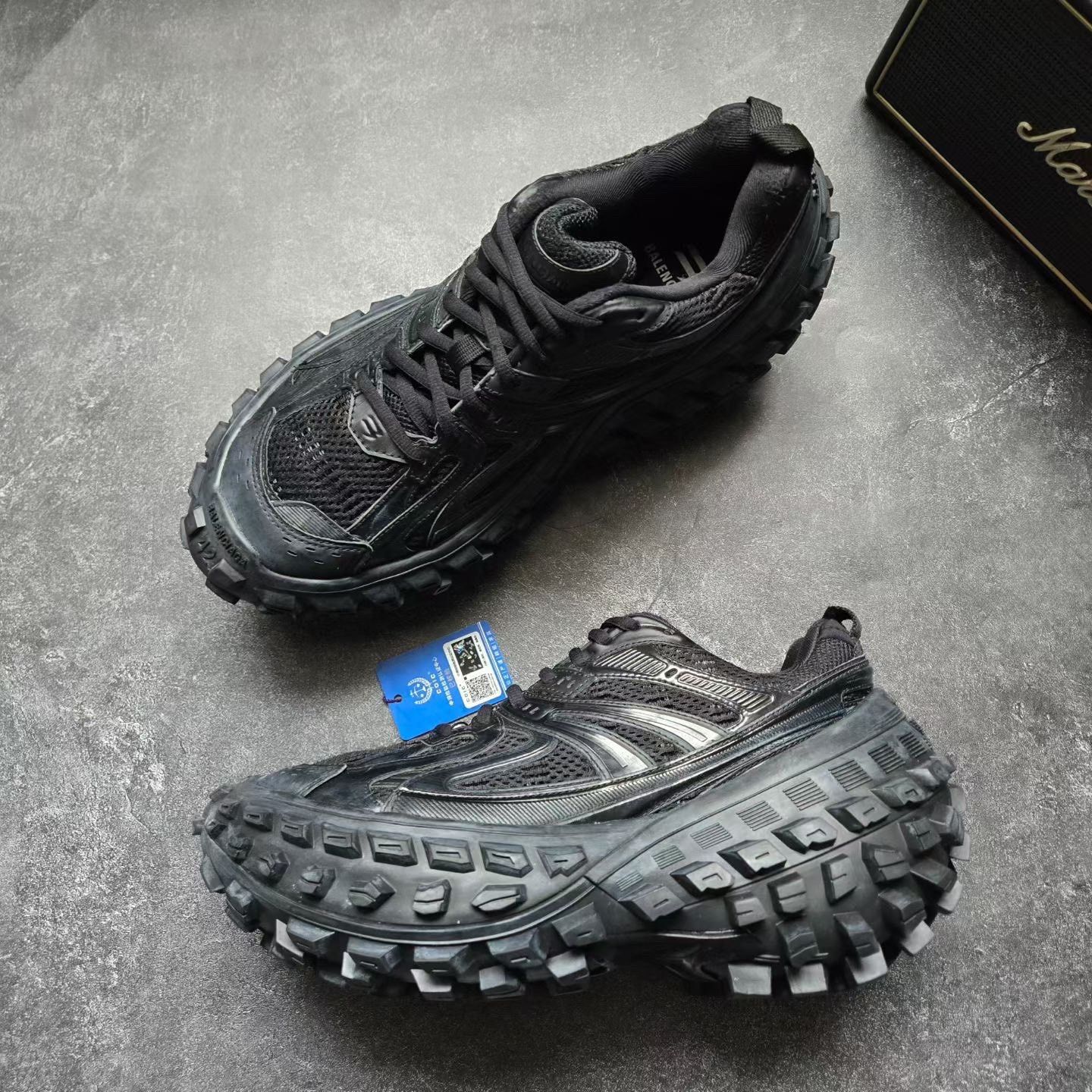 Balenciaga Balenciaga Black Lowtop Sneakers 42 Men Size US 9 / EU 42 - 4 Thumbnail