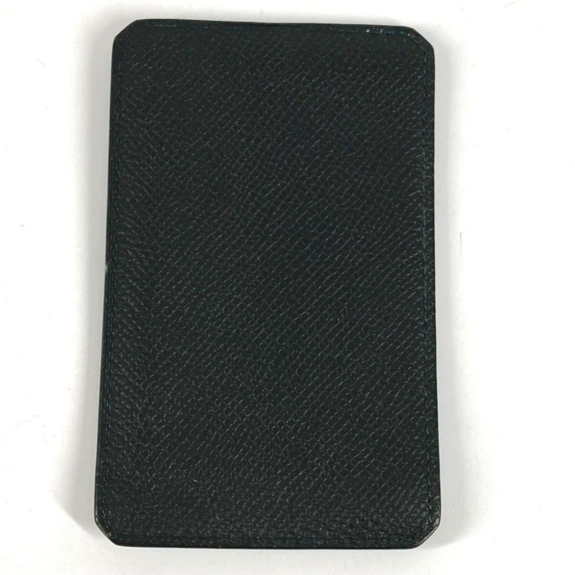 Hermes HERMES City 3CC Logo Business Card Holder/Pass Case, Tricolor, Epsom Leather, Black Size ONE SIZE - 7 Thumbnail