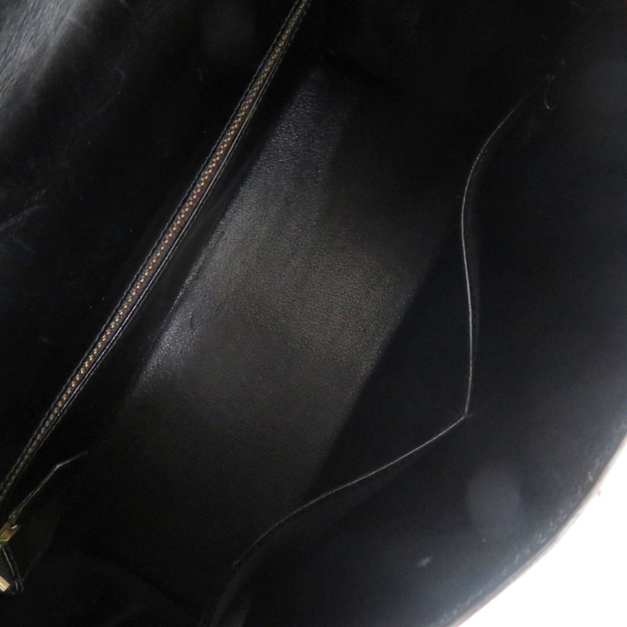 Hermes Excellent condition Hermes Kelly 32, external stitching, box calf leather, black, gold hardware, V stamp (made in 1992), handbag, 0285HERMES Size ONE SIZE - 6 Thumbnail