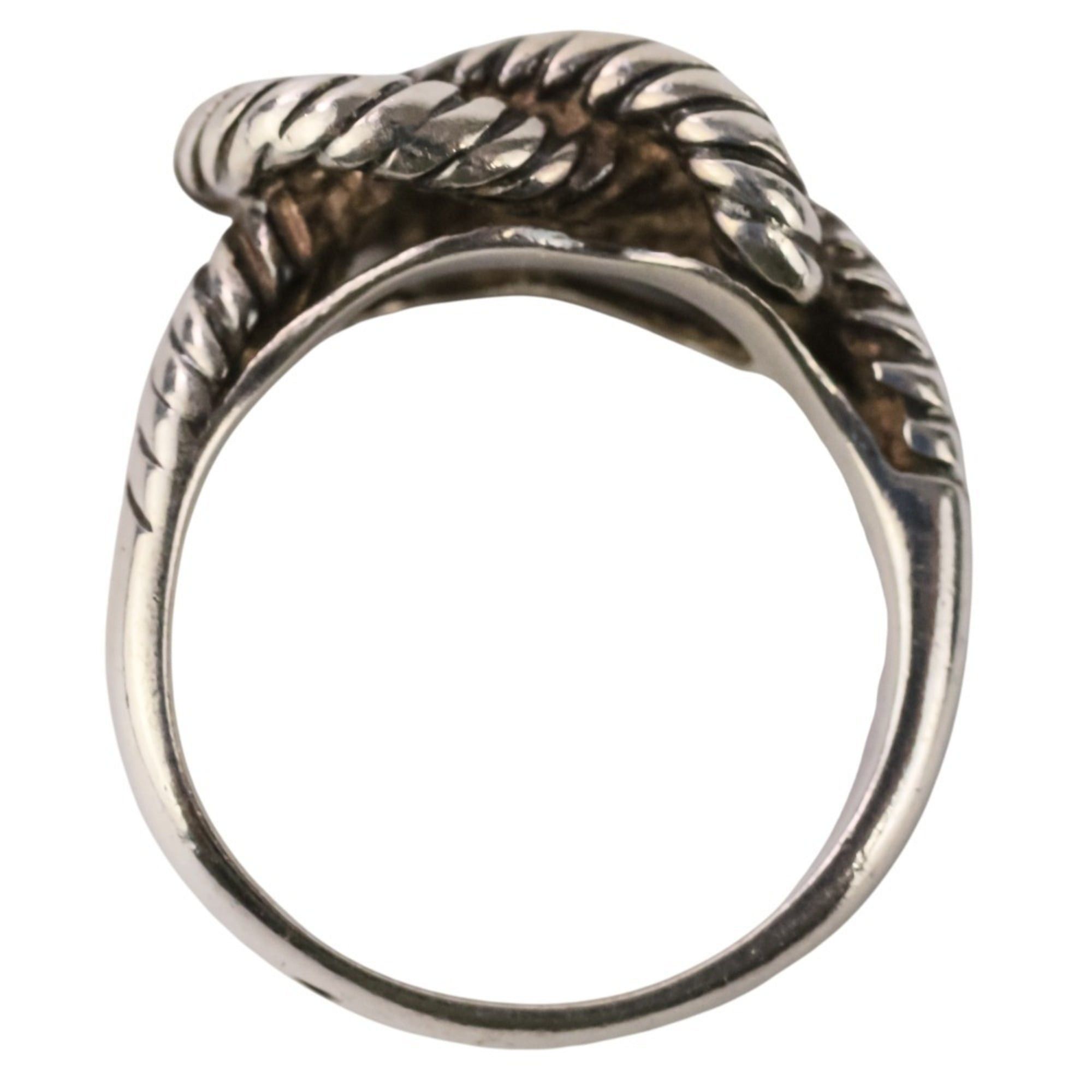 Hermes HERMES Audienne SV925 Ring, Size 52 (1), Silver, Men's/Women's Size ONE SIZE - 8 Thumbnail