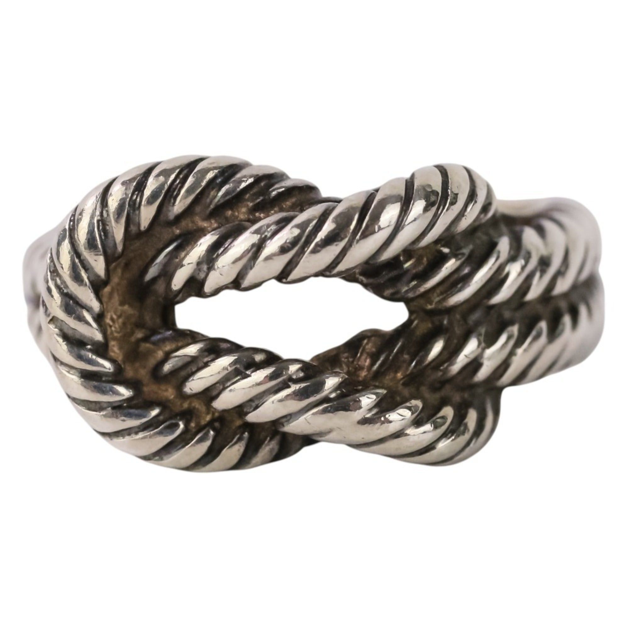 Hermes HERMES Audienne SV925 Ring, Size 52 (1), Silver, Men's/Women's Size ONE SIZE - 2 Thumbnail