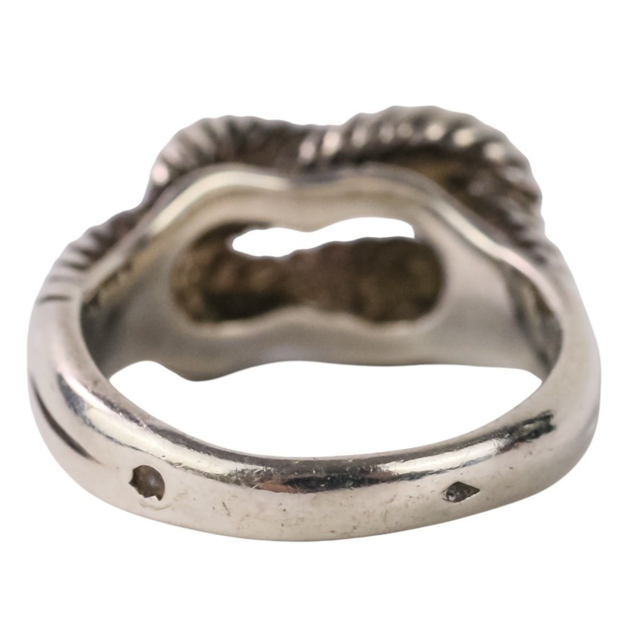 Hermes HERMES Audienne SV925 Ring, Size 52 (1), Silver, Men's/Women's Size ONE SIZE - 4 Thumbnail