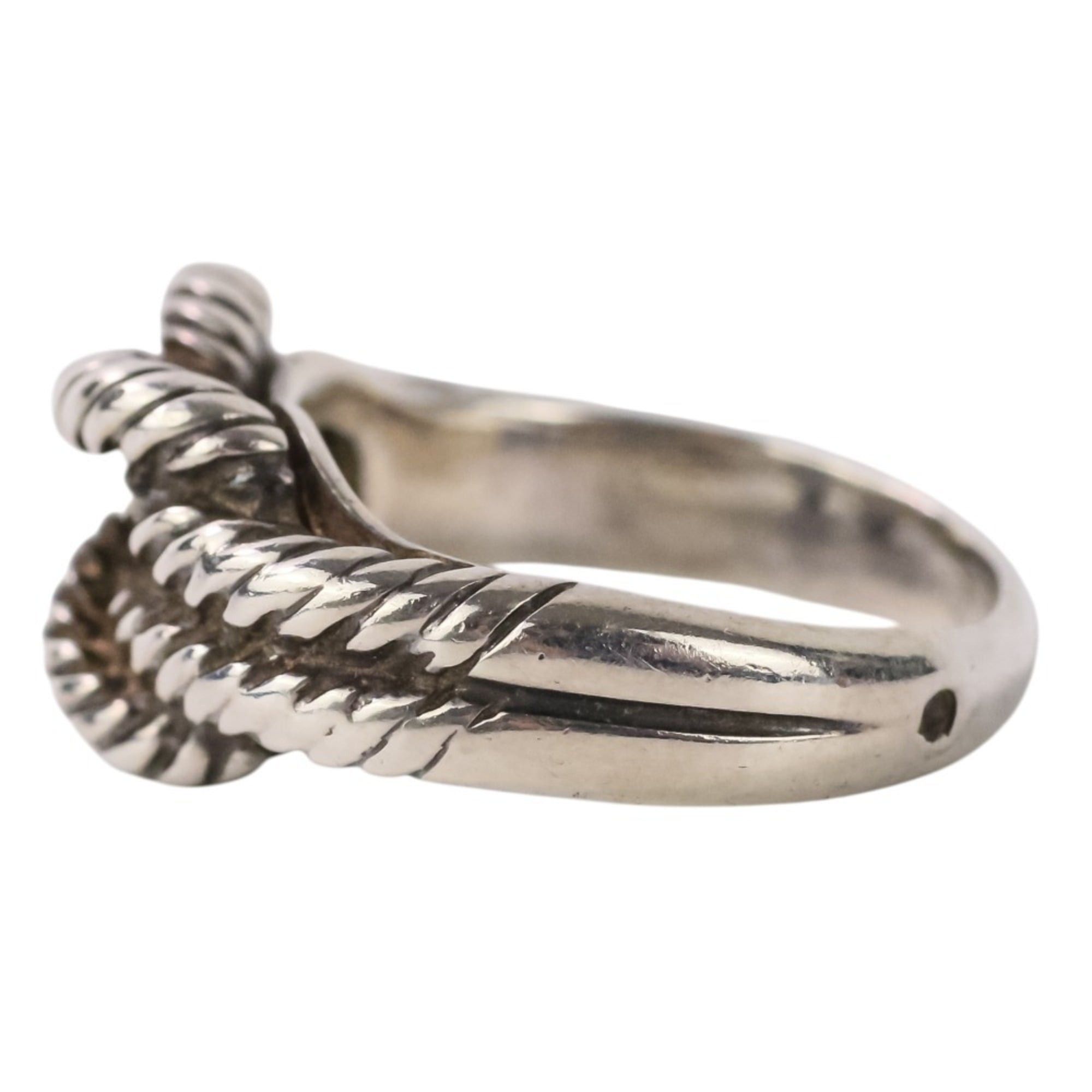 Hermes HERMES Audienne SV925 Ring, Size 52 (1), Silver, Men's/Women's Size ONE SIZE - 3 Thumbnail