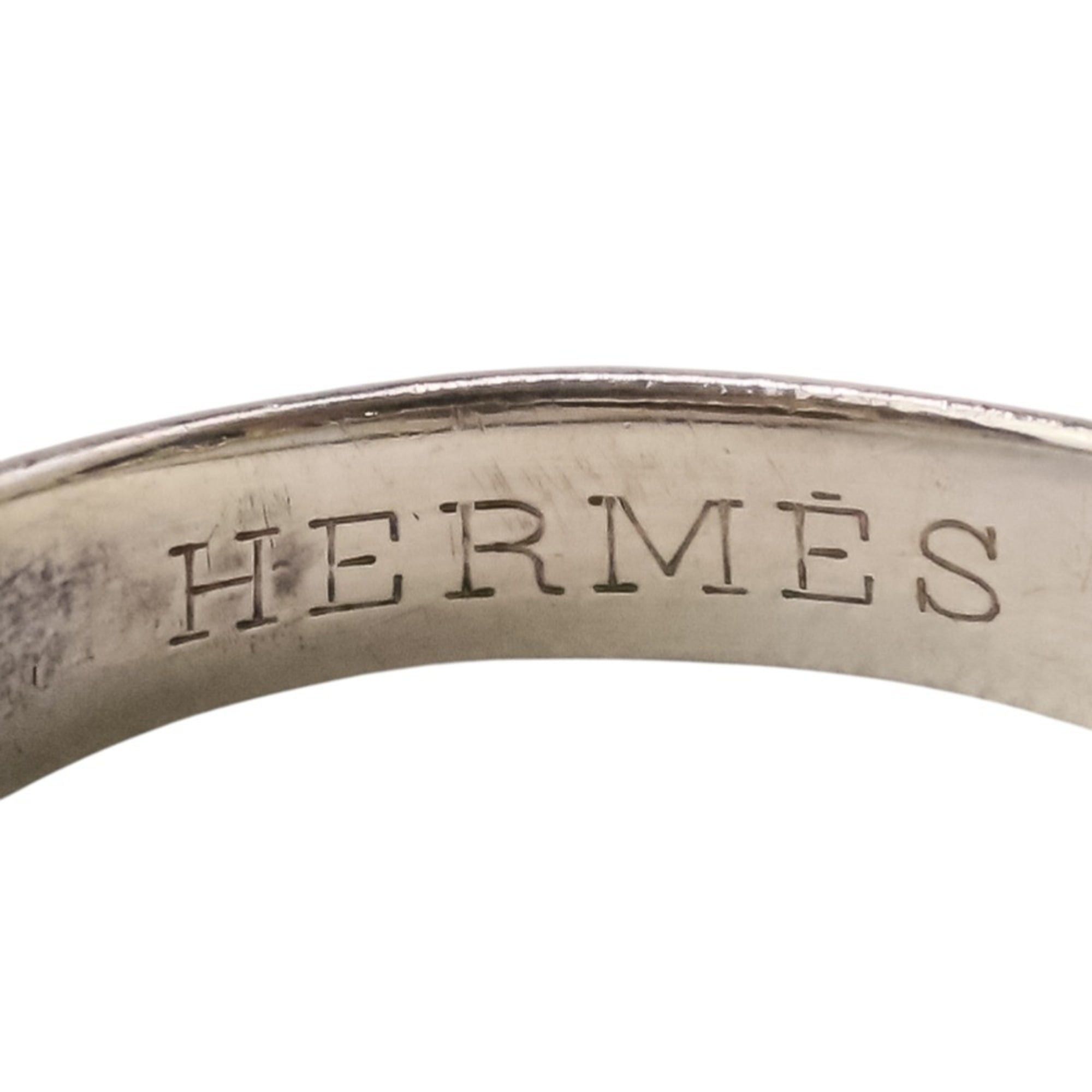 Hermes HERMES Audienne SV925 Ring, Size 52 (1), Silver, Men's/Women's Size ONE SIZE - 11 Thumbnail