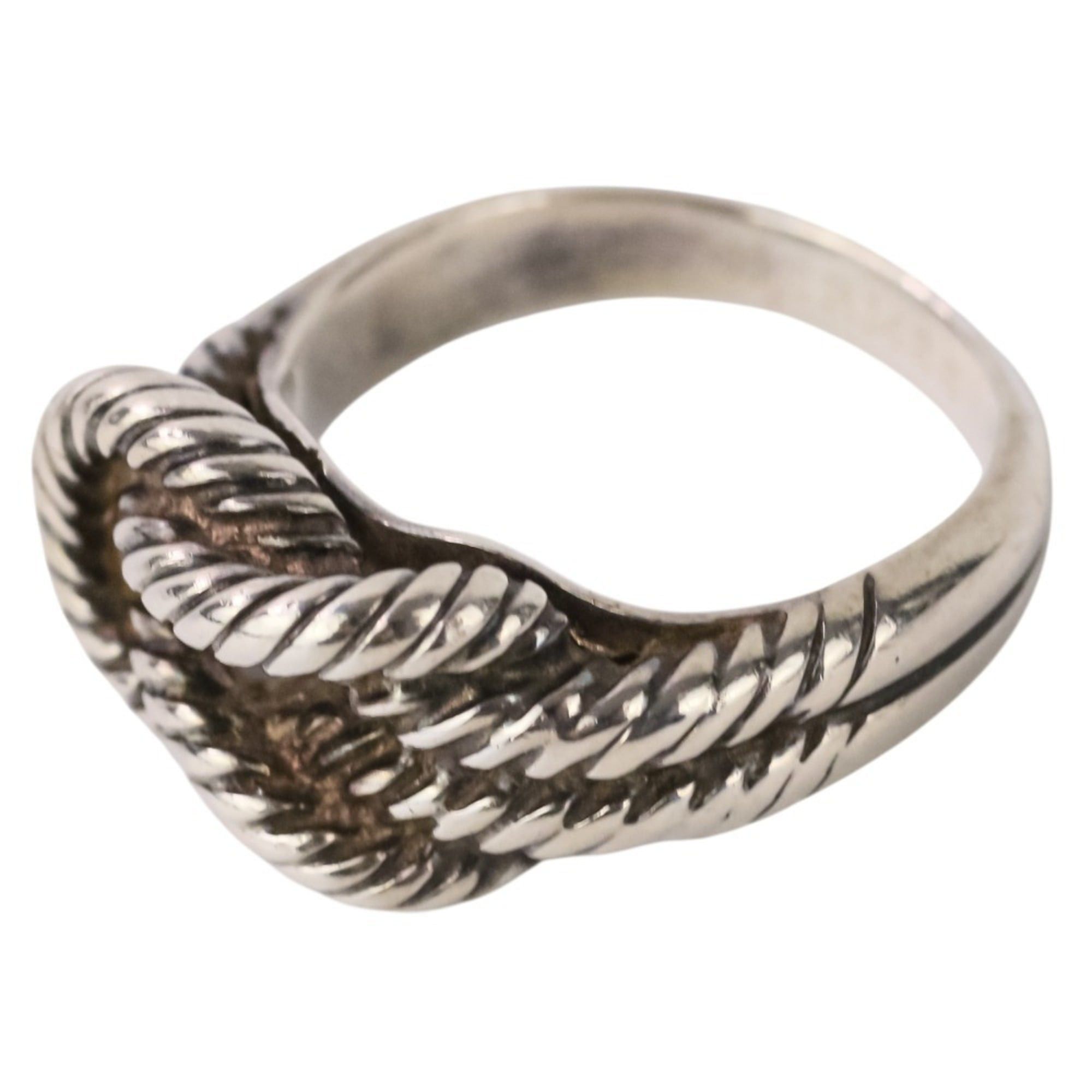 Hermes HERMES Audienne SV925 Ring, Size 52 (1), Silver, Men's/Women's Size ONE SIZE - 7 Thumbnail