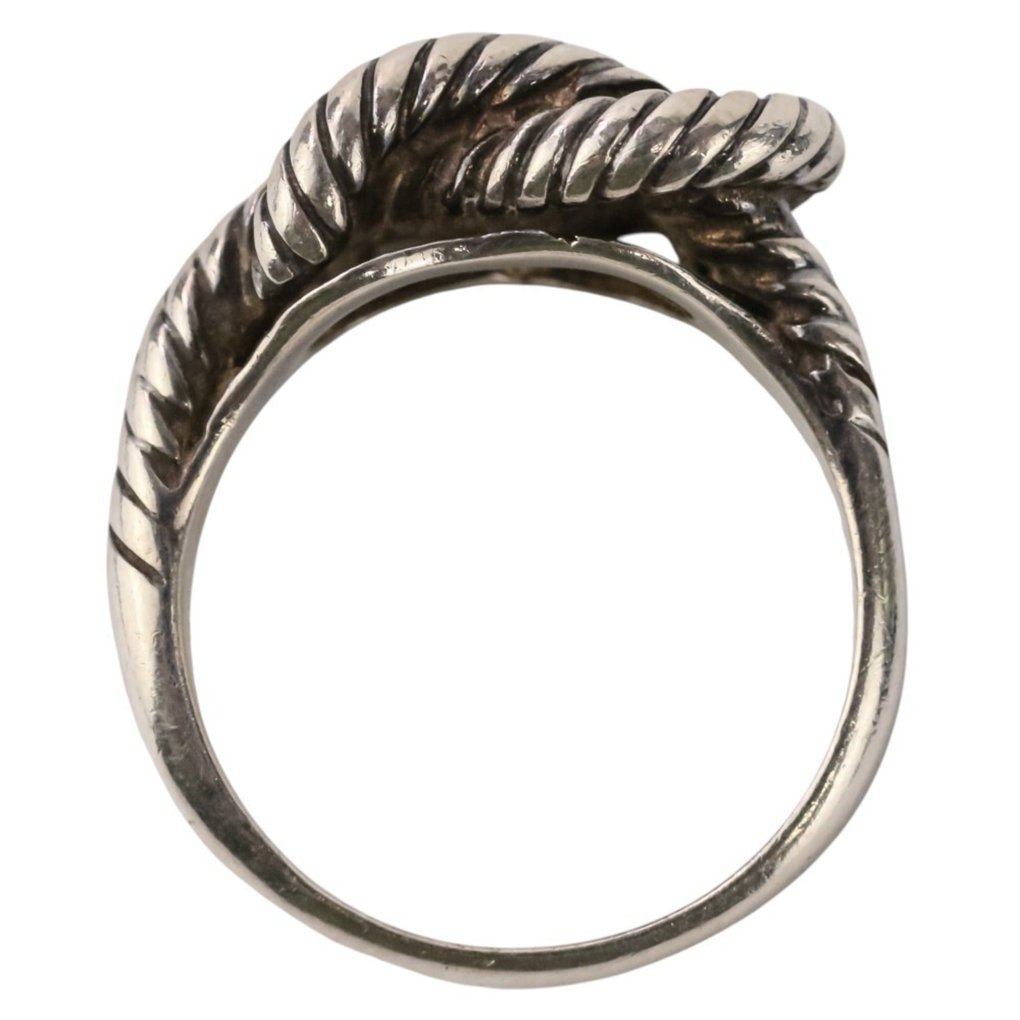 Hermes HERMES Audienne SV925 Ring, Size 52 (1), Silver, Men's/Women's Size ONE SIZE - 9 Thumbnail