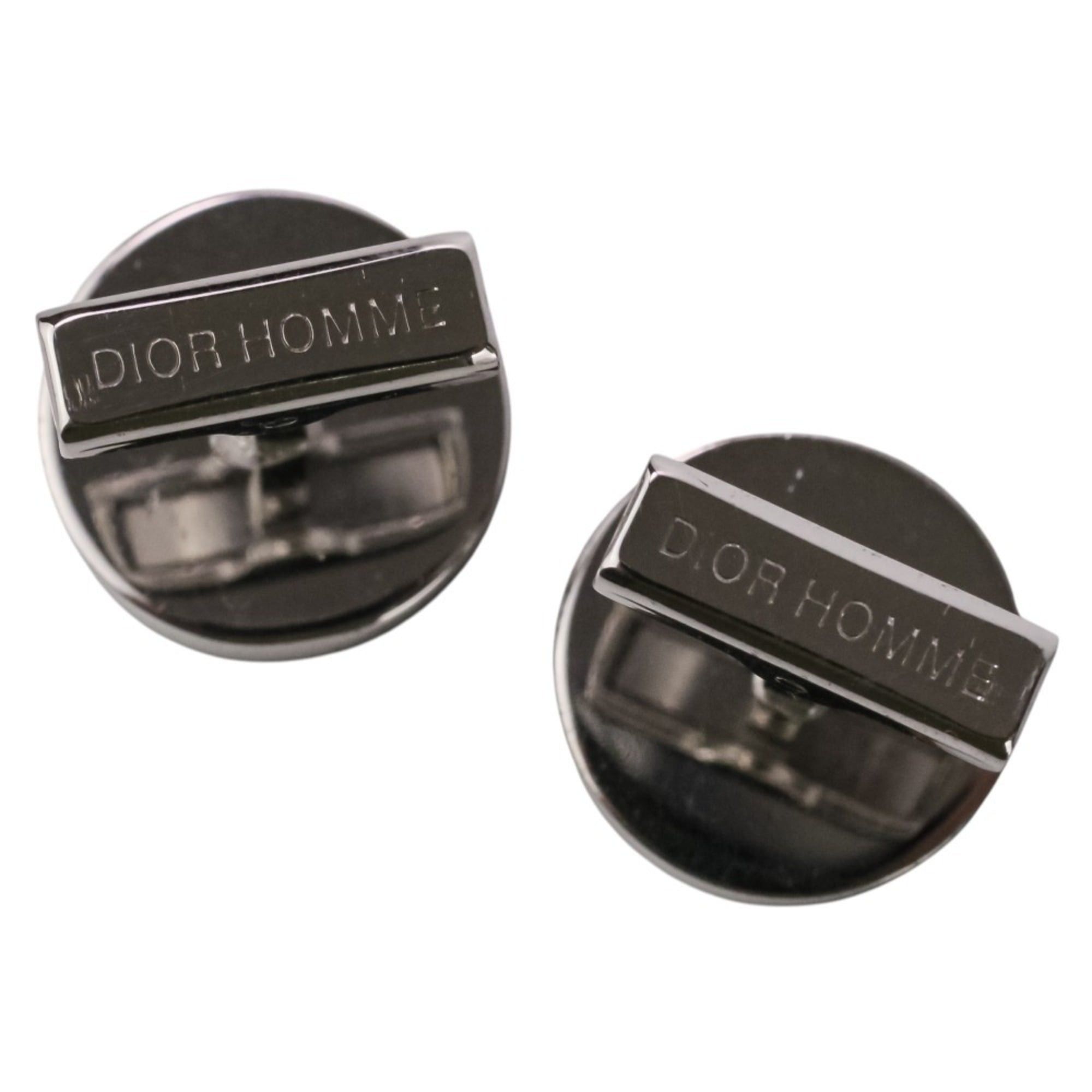 Christian Dior Monsieur DIOR HOMME AG925 Bee Cufflinks, Black and Silver Color, Men's Size ONE SIZE - 6 Thumbnail