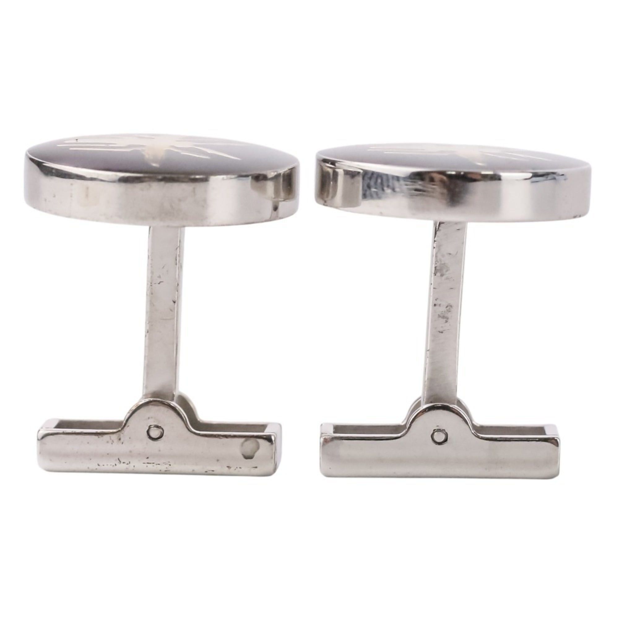 Christian Dior Monsieur DIOR HOMME AG925 Bee Cufflinks, Black and Silver Color, Men's Size ONE SIZE - 3 Thumbnail