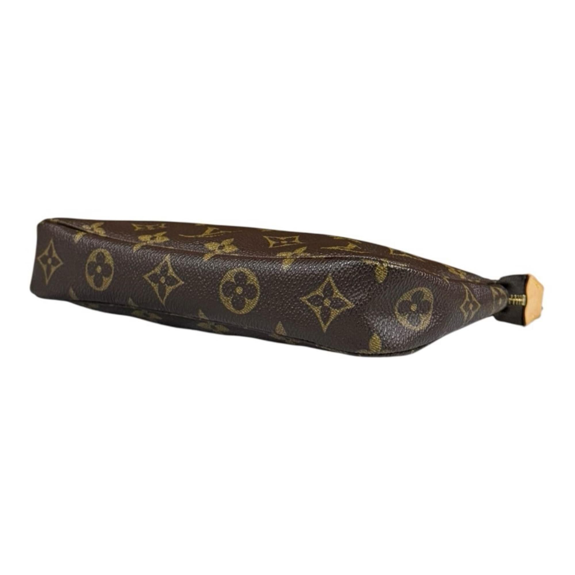 Louis Vuitton Louis Vuitton Pochette Accessoires Monogram Handbag, Canvas M51980, Brown, Women's, LOUIS VUITTON, Used Size ONE SIZE - 5 Thumbnail