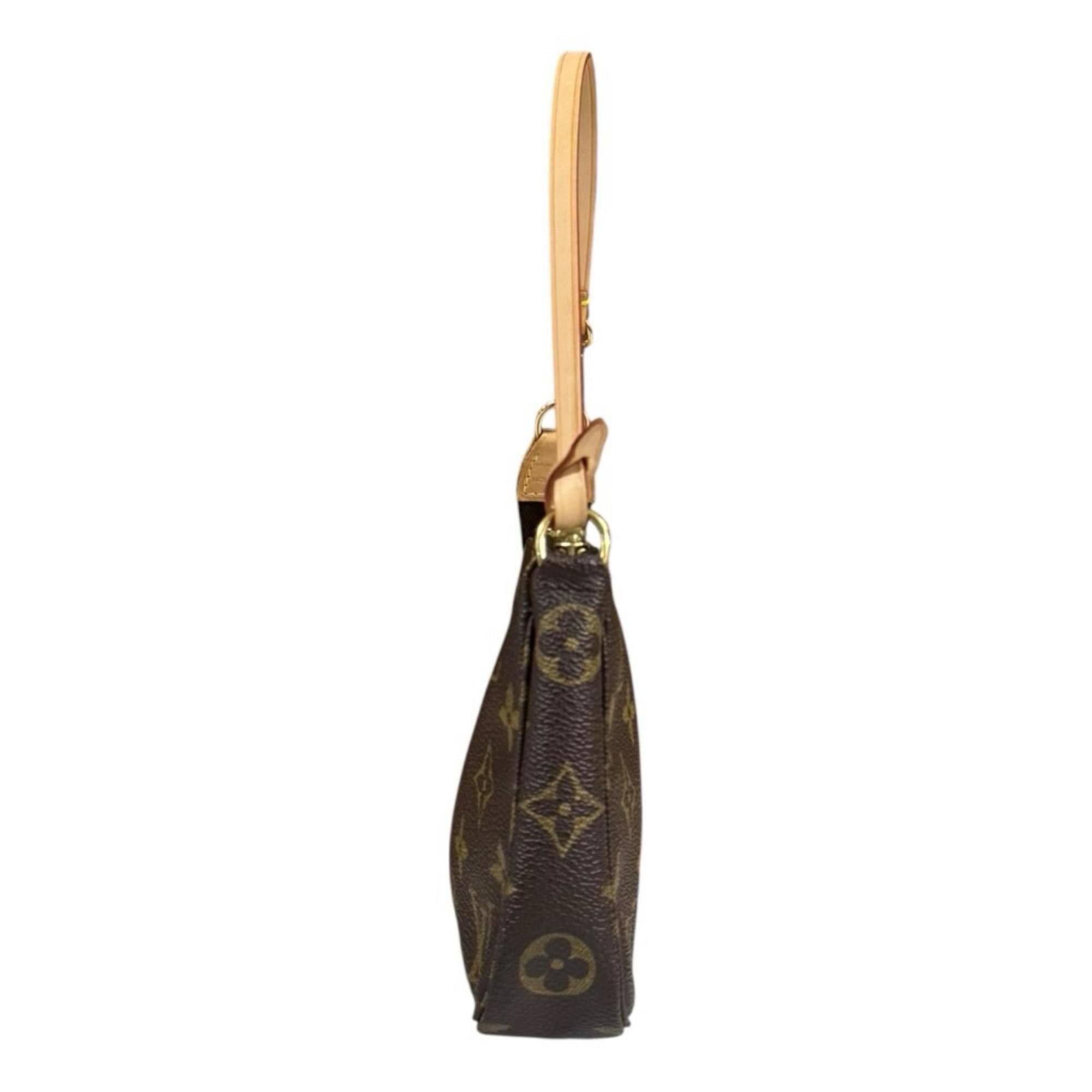 Louis Vuitton Louis Vuitton Pochette Accessoires Monogram Handbag, Canvas M51980, Brown, Women's, LOUIS VUITTON, Used Size ONE SIZE - 4 Thumbnail