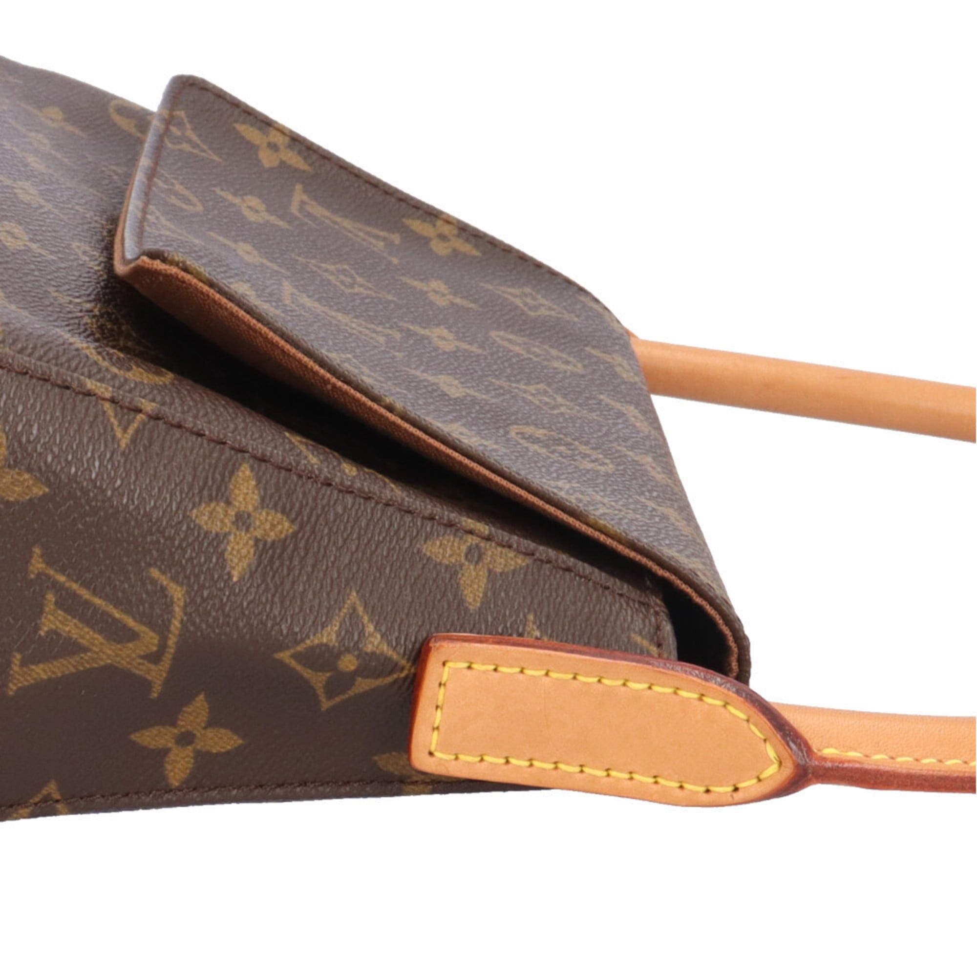 Louis Vuitton Louis Vuitton Mini Looping Monogram Handbag, Canvas M51147, Brown, Women's, LOUIS VUITTON, Used Size ONE SIZE - 9 Thumbnail