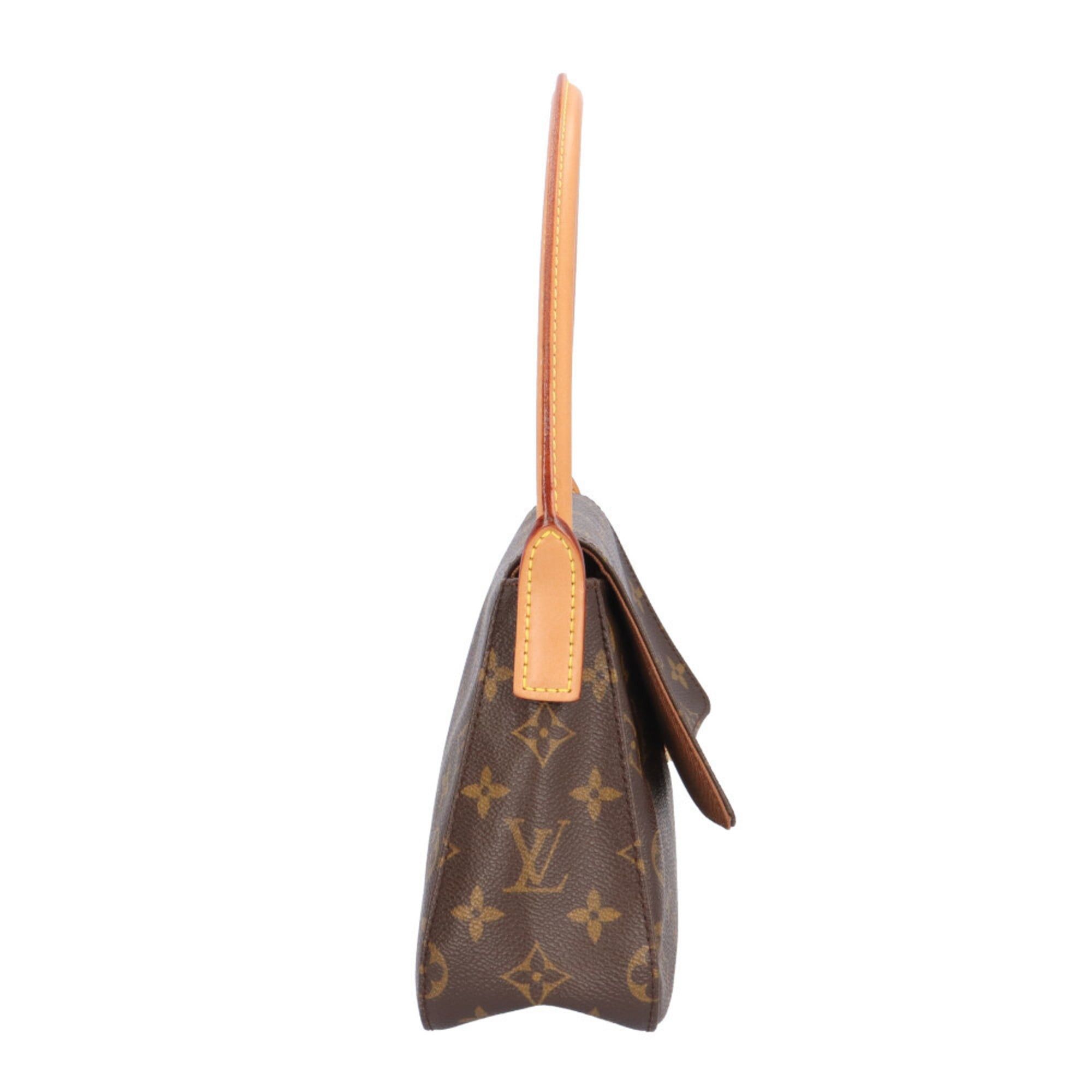 Louis Vuitton Louis Vuitton Mini Looping Monogram Handbag, Canvas M51147, Brown, Women's, LOUIS VUITTON, Used Size ONE SIZE - 4 Thumbnail