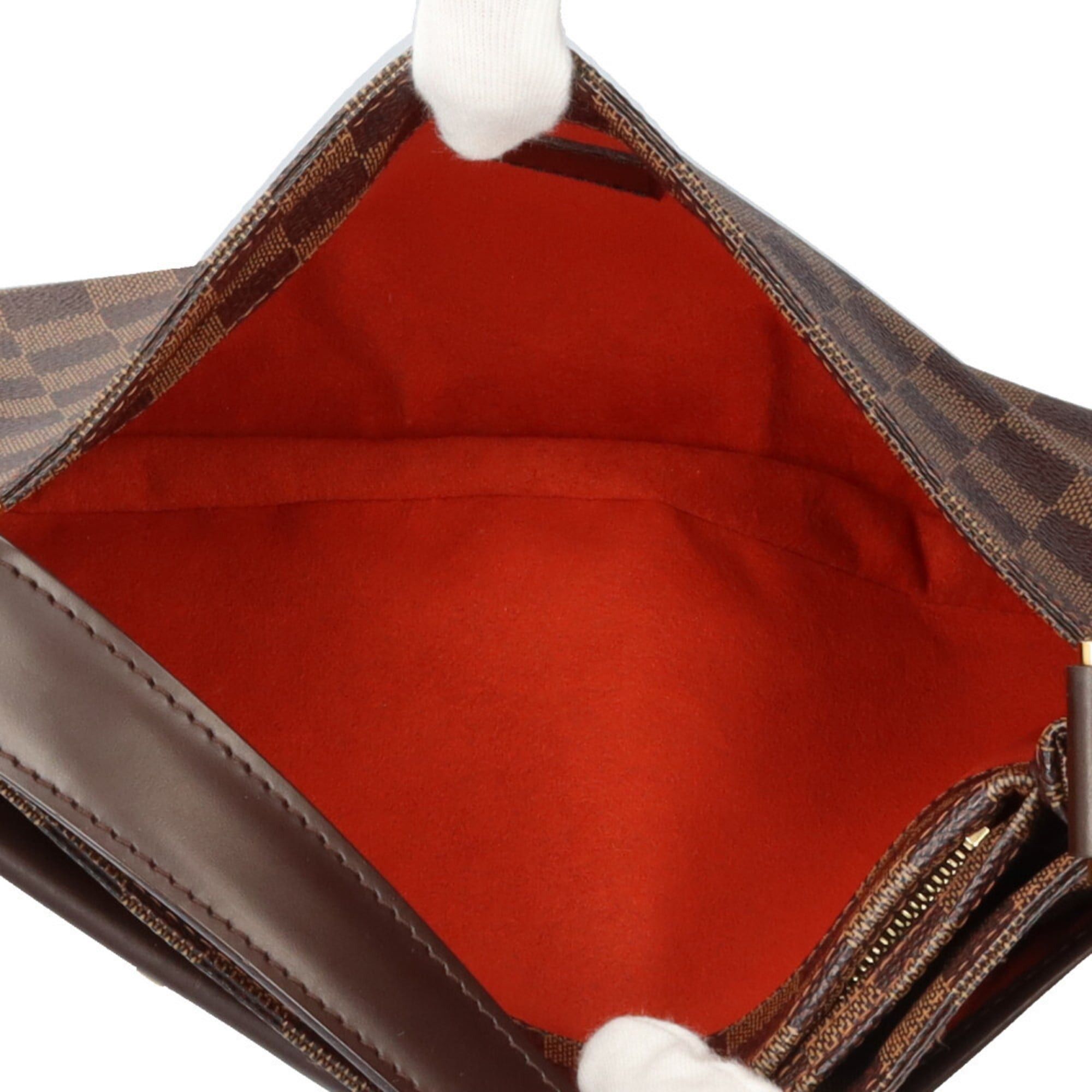 Louis Vuitton Louis Vuitton Aubagne Damier Shoulder Bag, Canvas N51129, Brown, Women's, LOUIS VUITTON, Used Size ONE SIZE - 7 Thumbnail