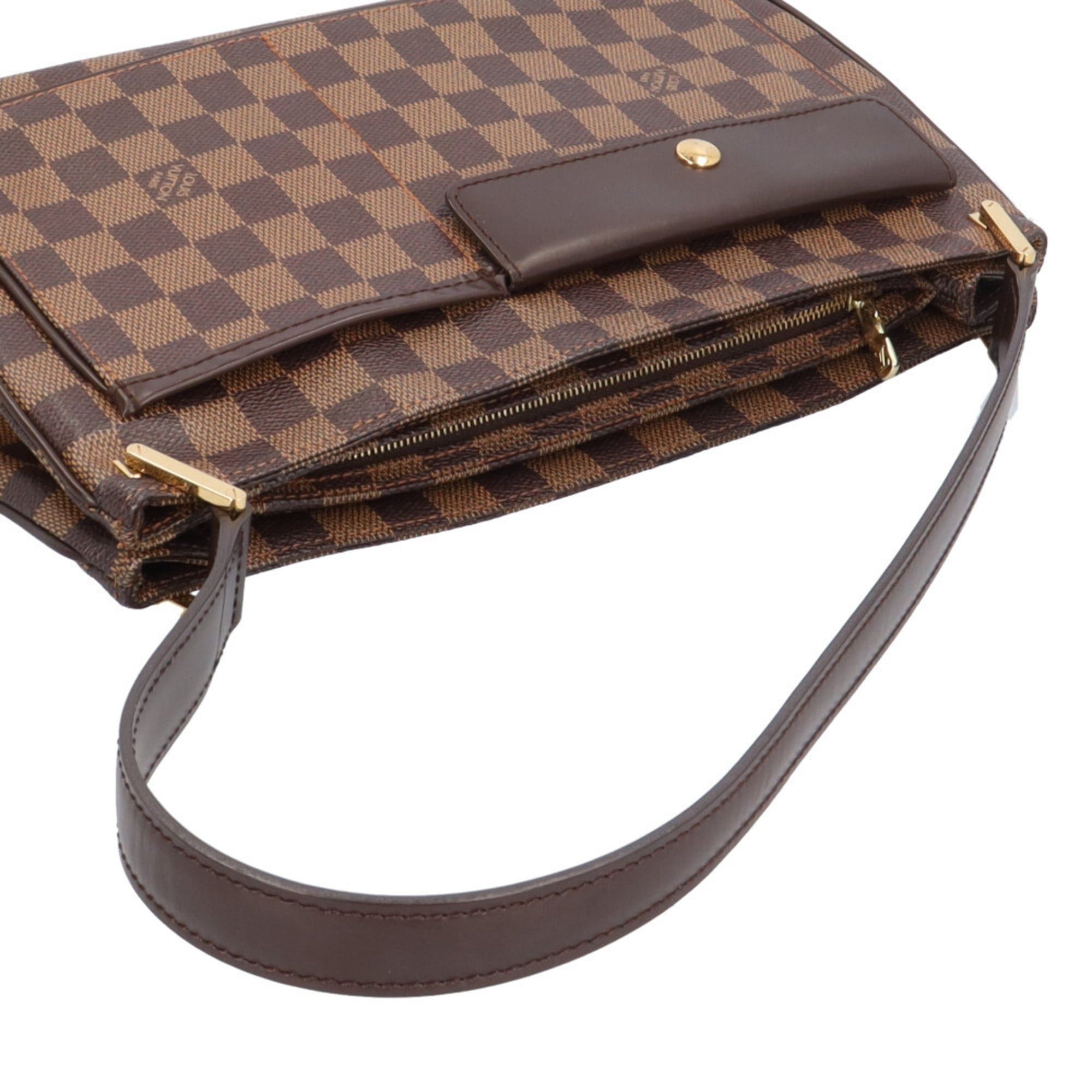 Louis Vuitton Louis Vuitton Aubagne Damier Shoulder Bag, Canvas N51129, Brown, Women's, LOUIS VUITTON, Used Size ONE SIZE - 10 Thumbnail
